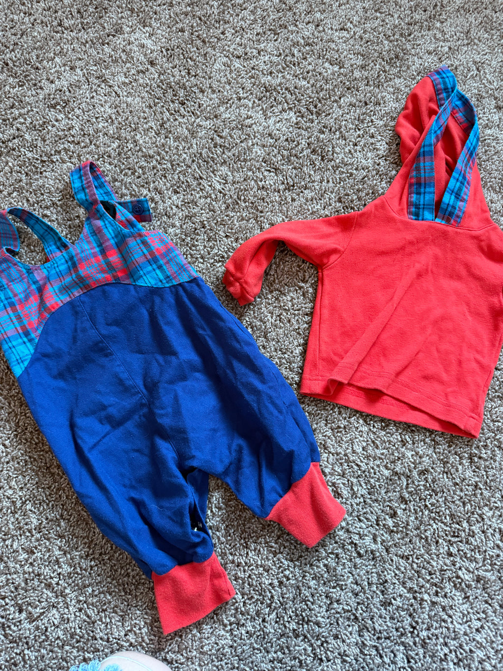Vintage Elmo Overall Set