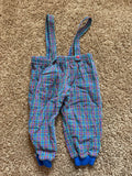 Vintage Plaid Overalls