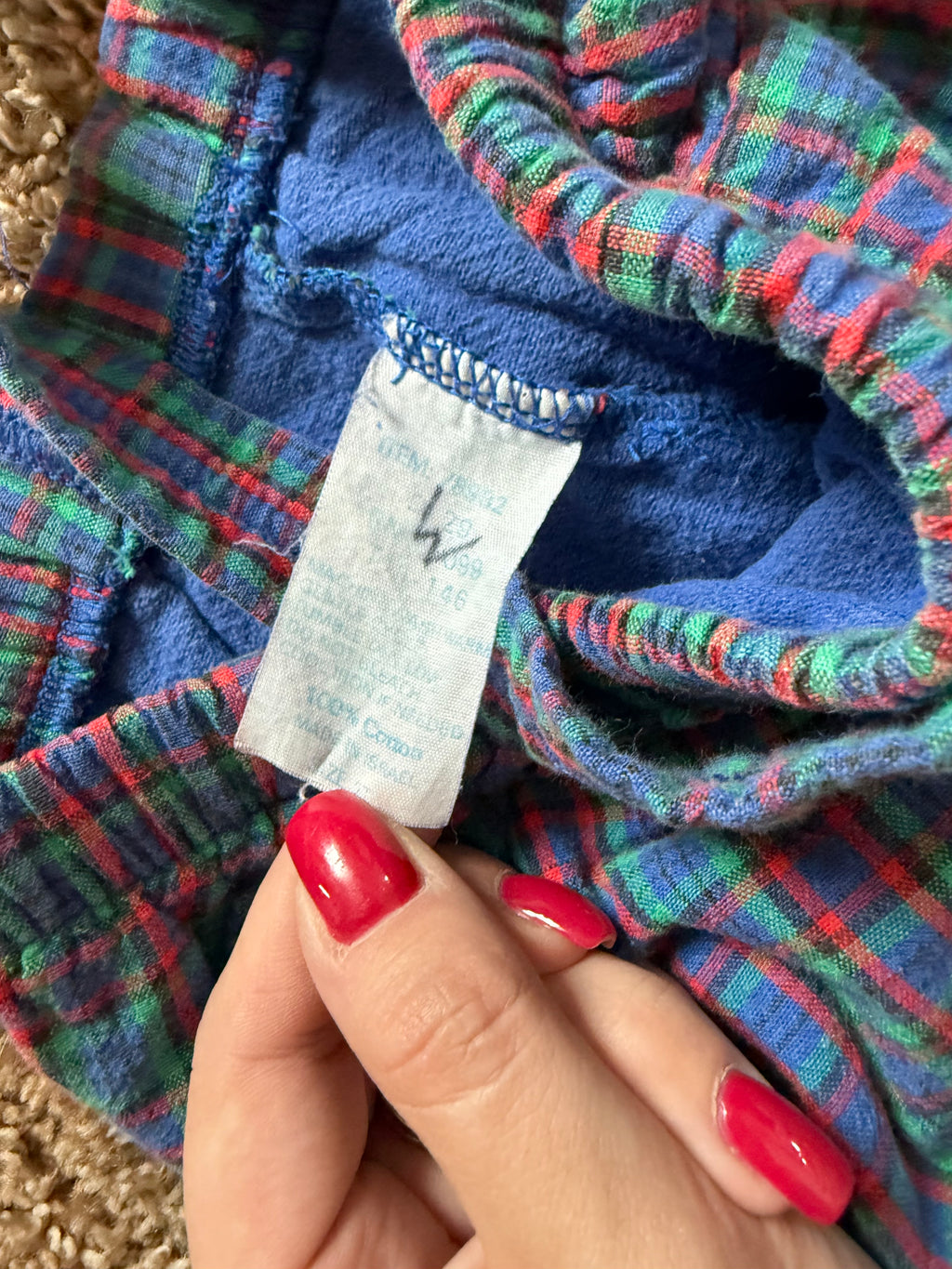 Vintage Plaid Overalls