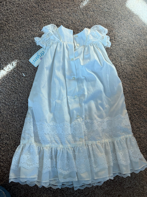 NWT BRYAN White Dress with Many Details