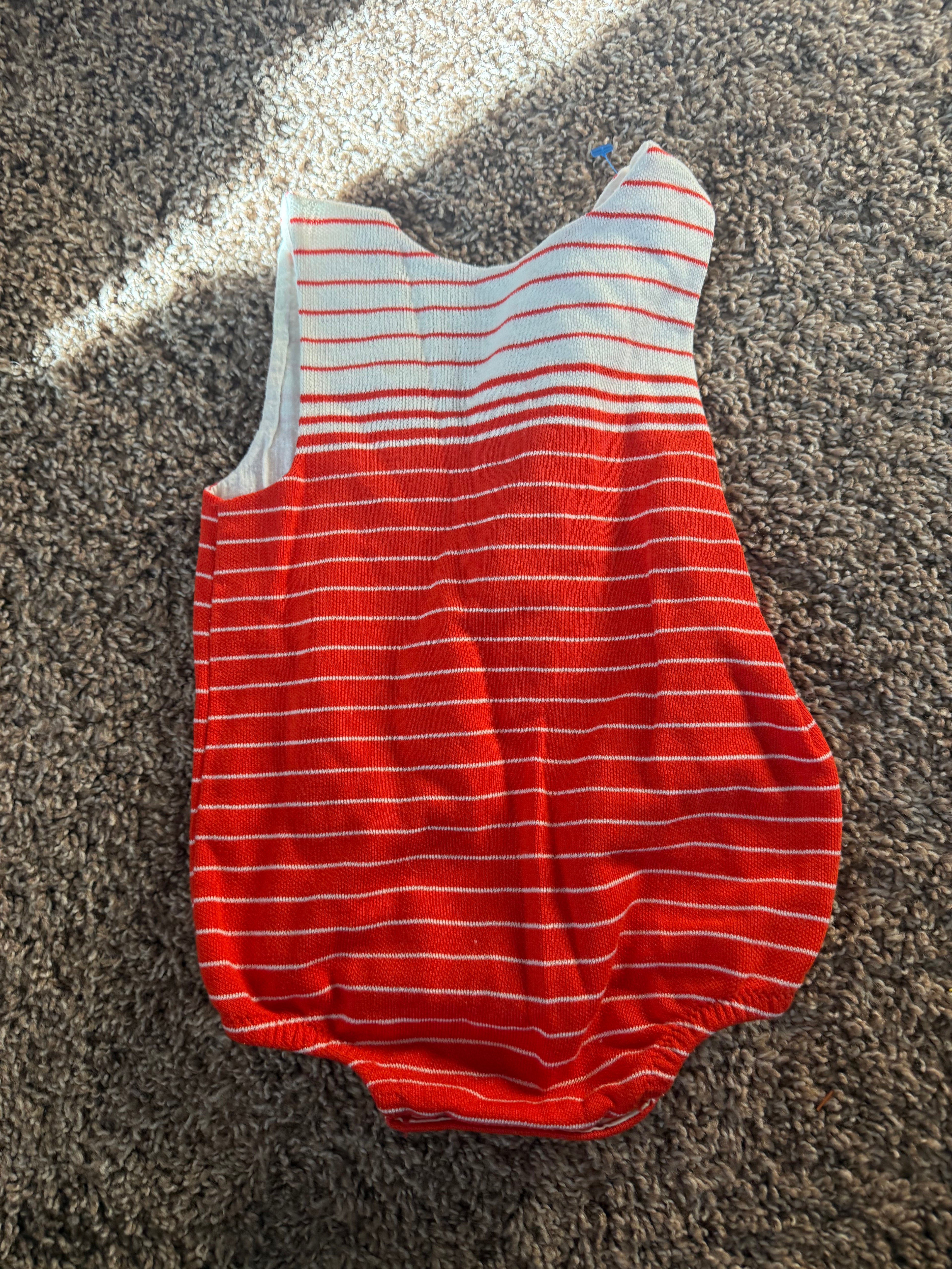 Vintage Striped Sunsuit