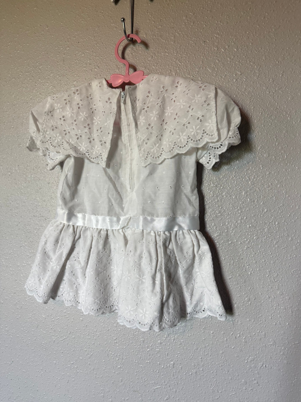 Vintage White Detailed Dress