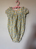 Vintage OshKosh Yellow Floral Bubble