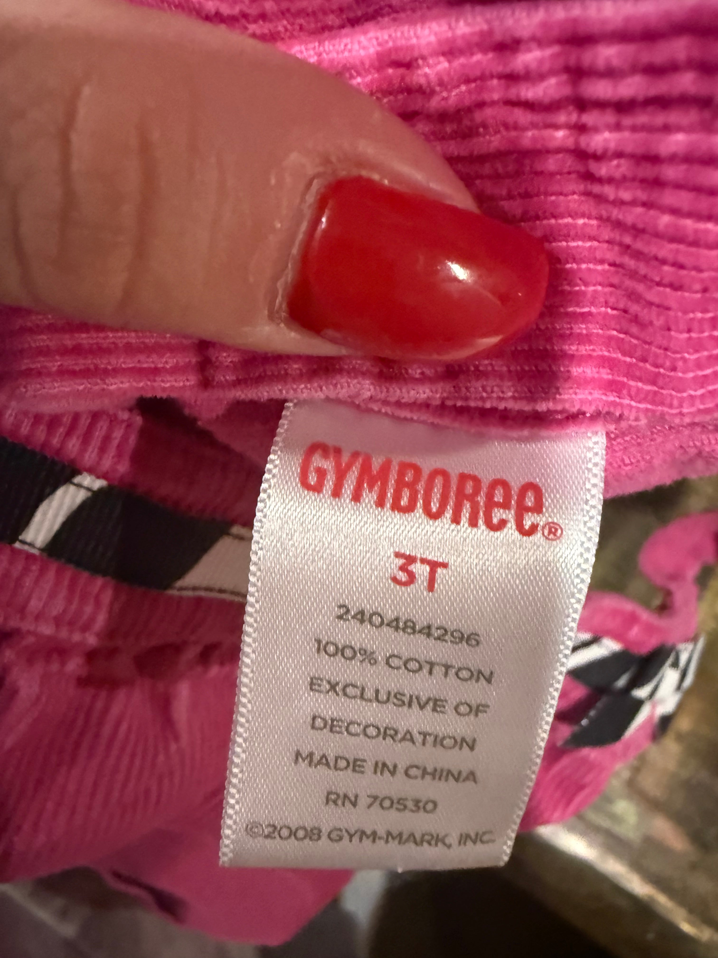 Y2K Pink Zebra Jumper
