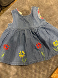 Vintage Denim and Floral Dress