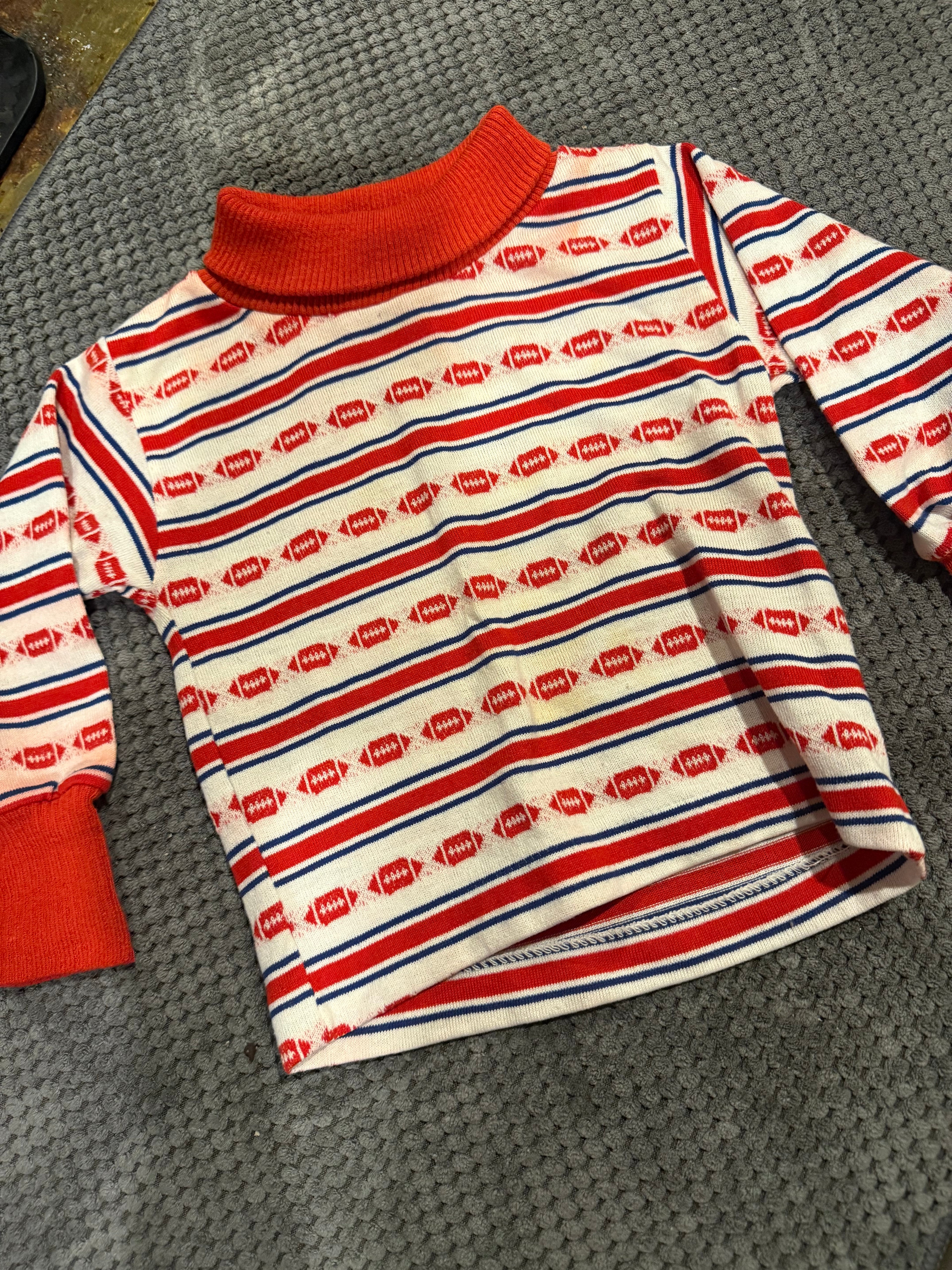 Vintage Football Turtleneck