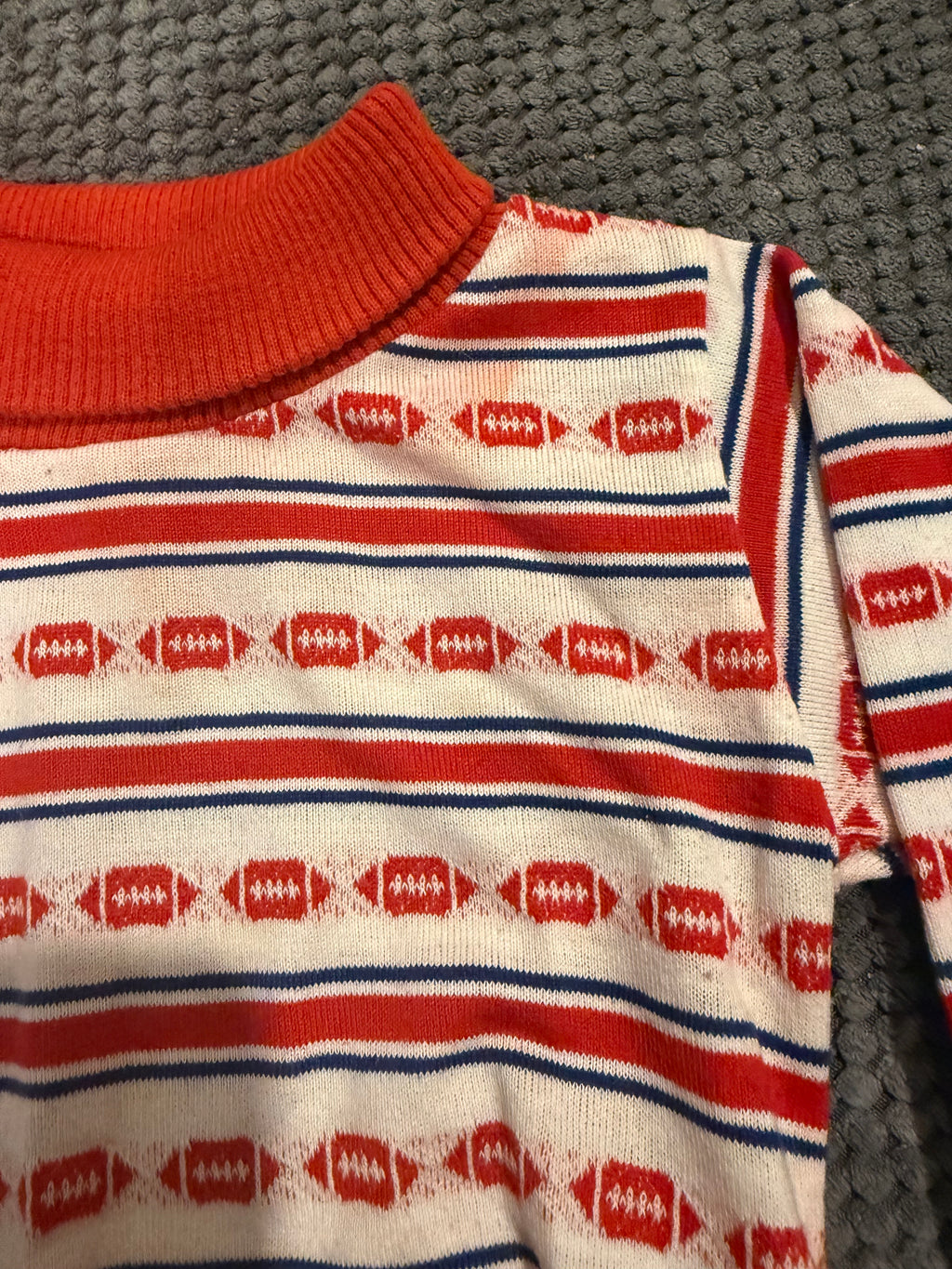 Vintage Football Turtleneck