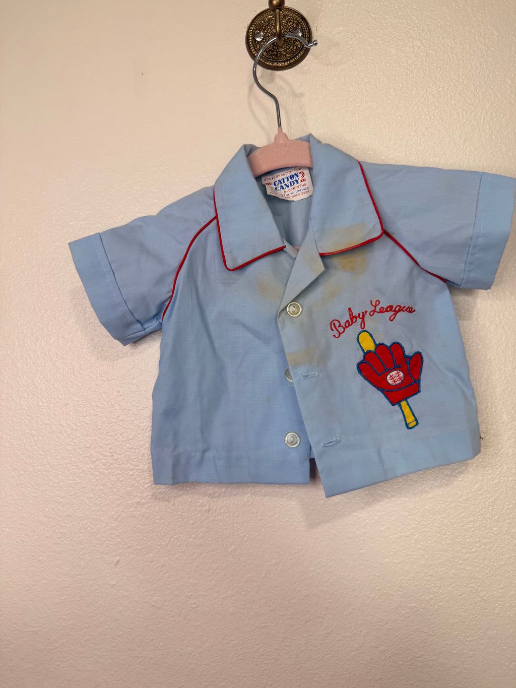 1950's Baby League Baseball Top