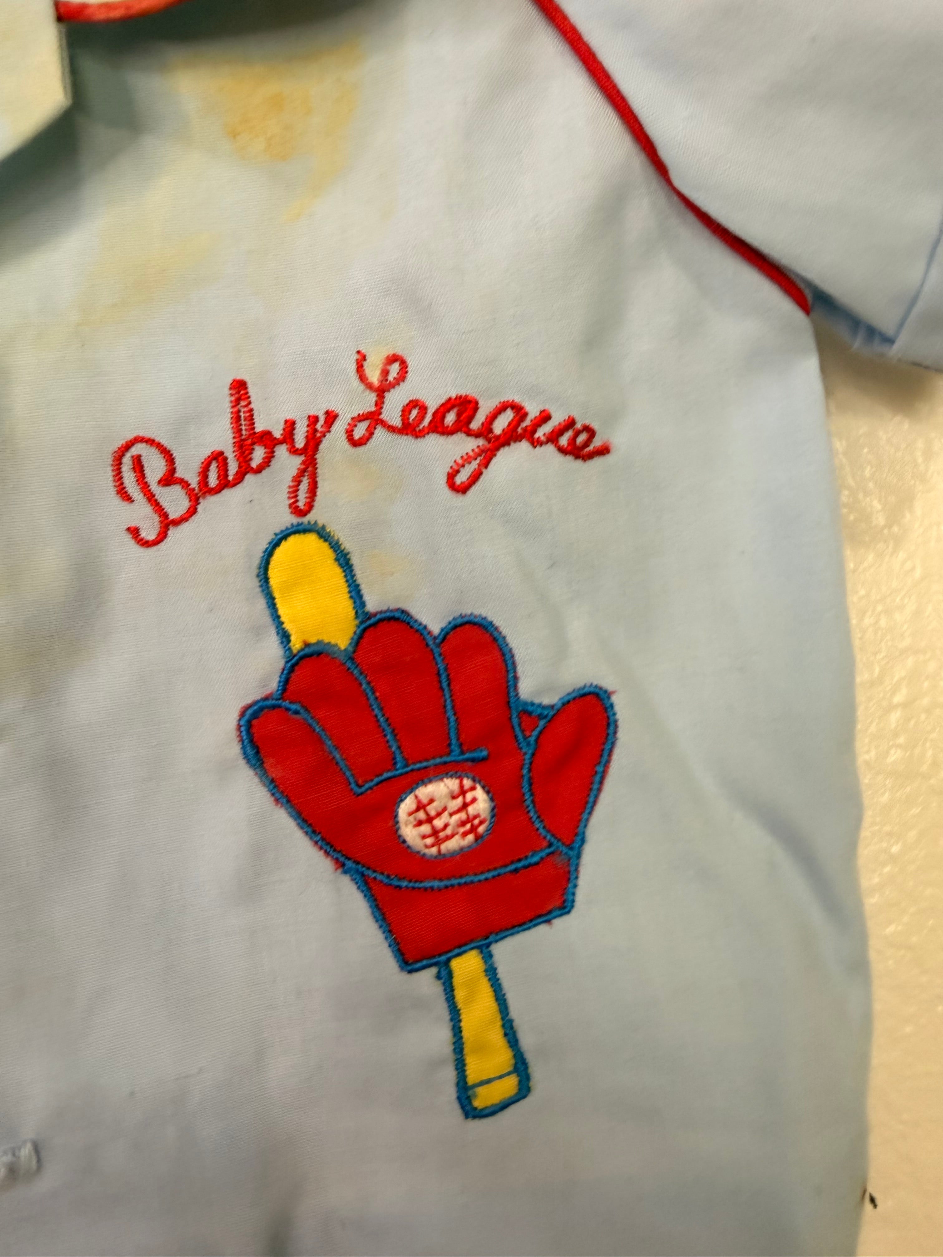 1950's Baby League Baseball Top