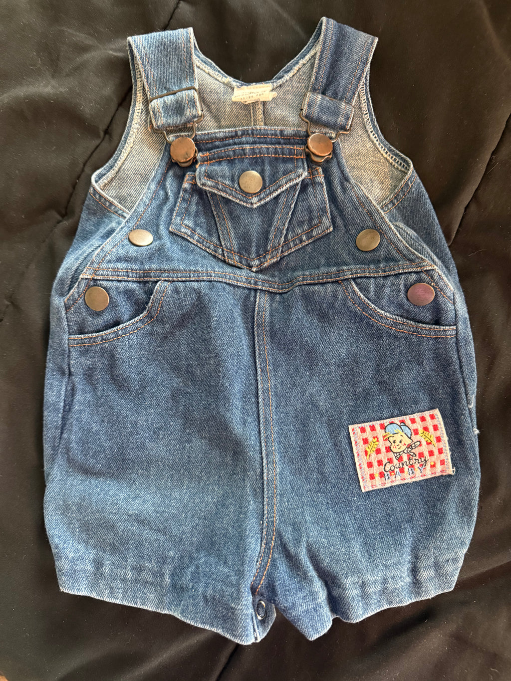 Vintage Denim Cowboy Overalls