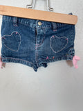 Y2K Guess Jean Shorts with Pink Details