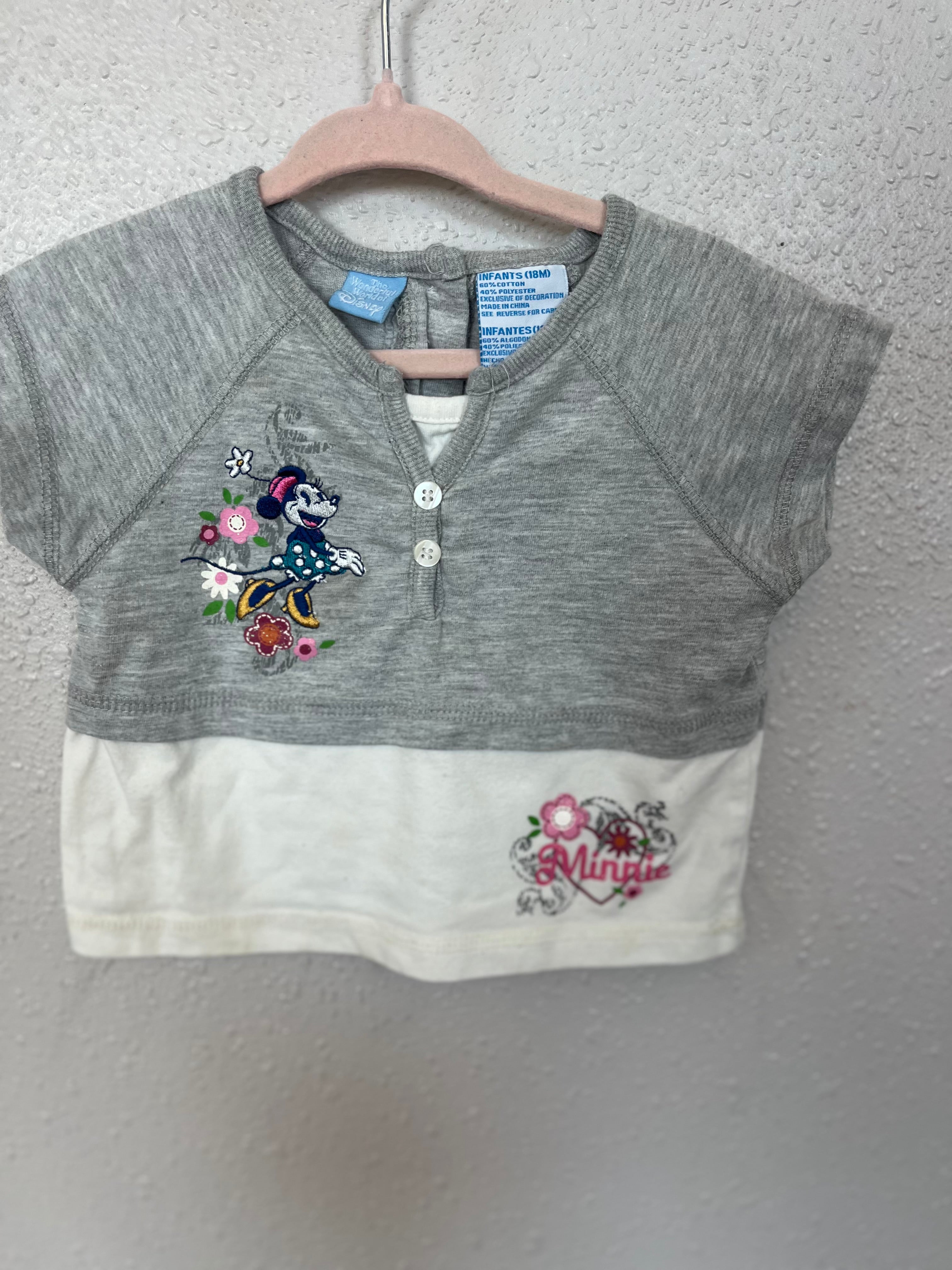 Vintage Disney Minnie Embroidered Top