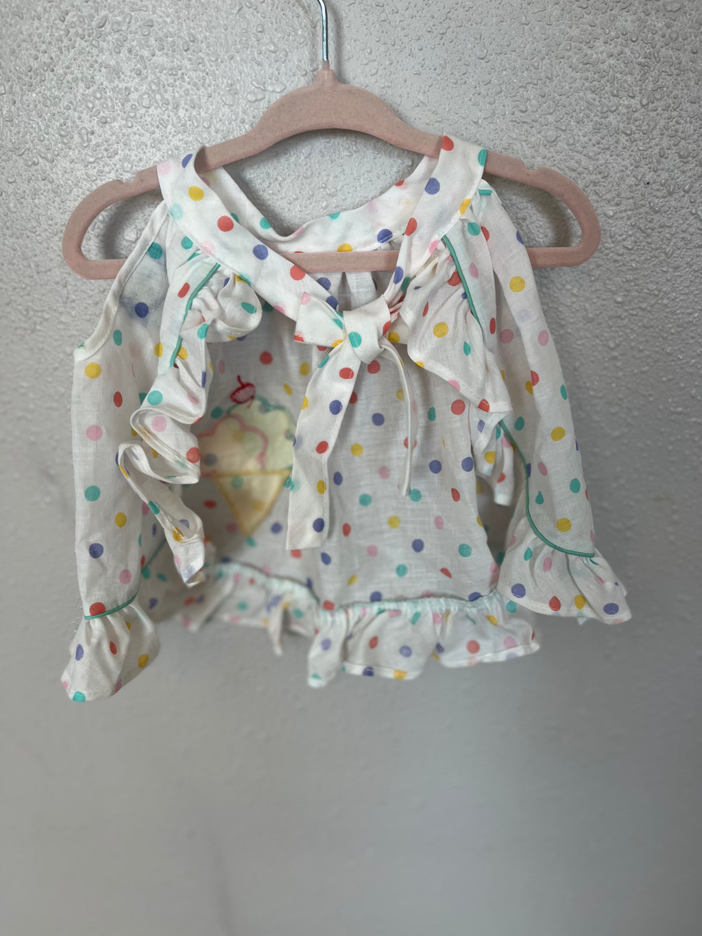 Vintage Ice Cream Polka-dot Outfit