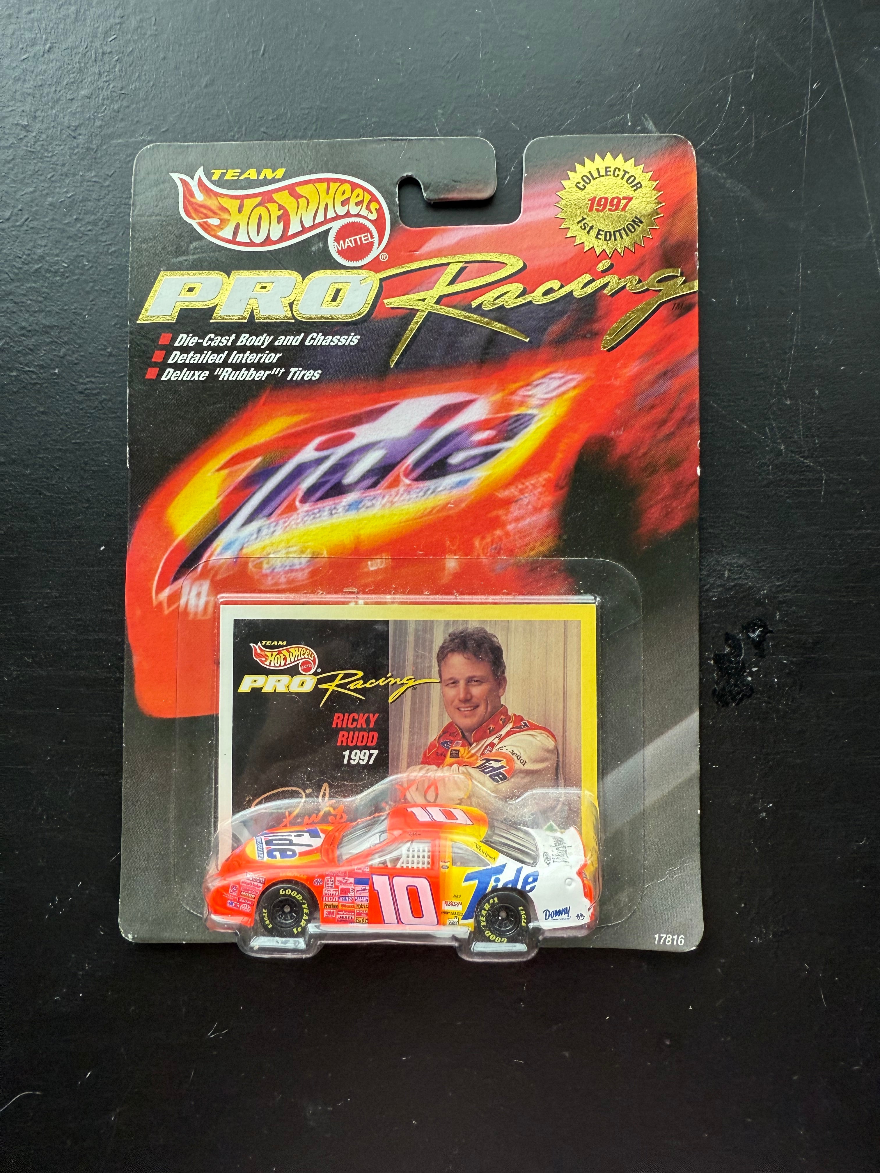 Vintage Collectible Hot Wheels Ricky Rudd