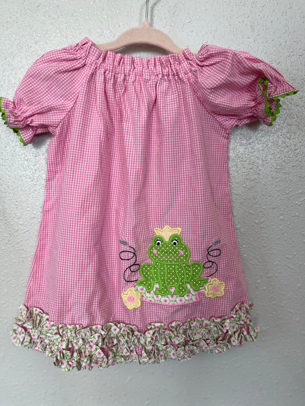 Y2K Pink Frog Dress
