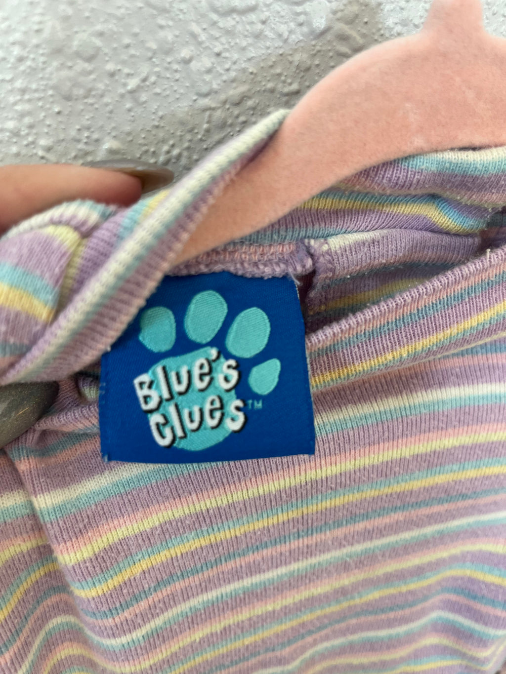 Vintage RARE Blue's Clues Striped Long Sleeve