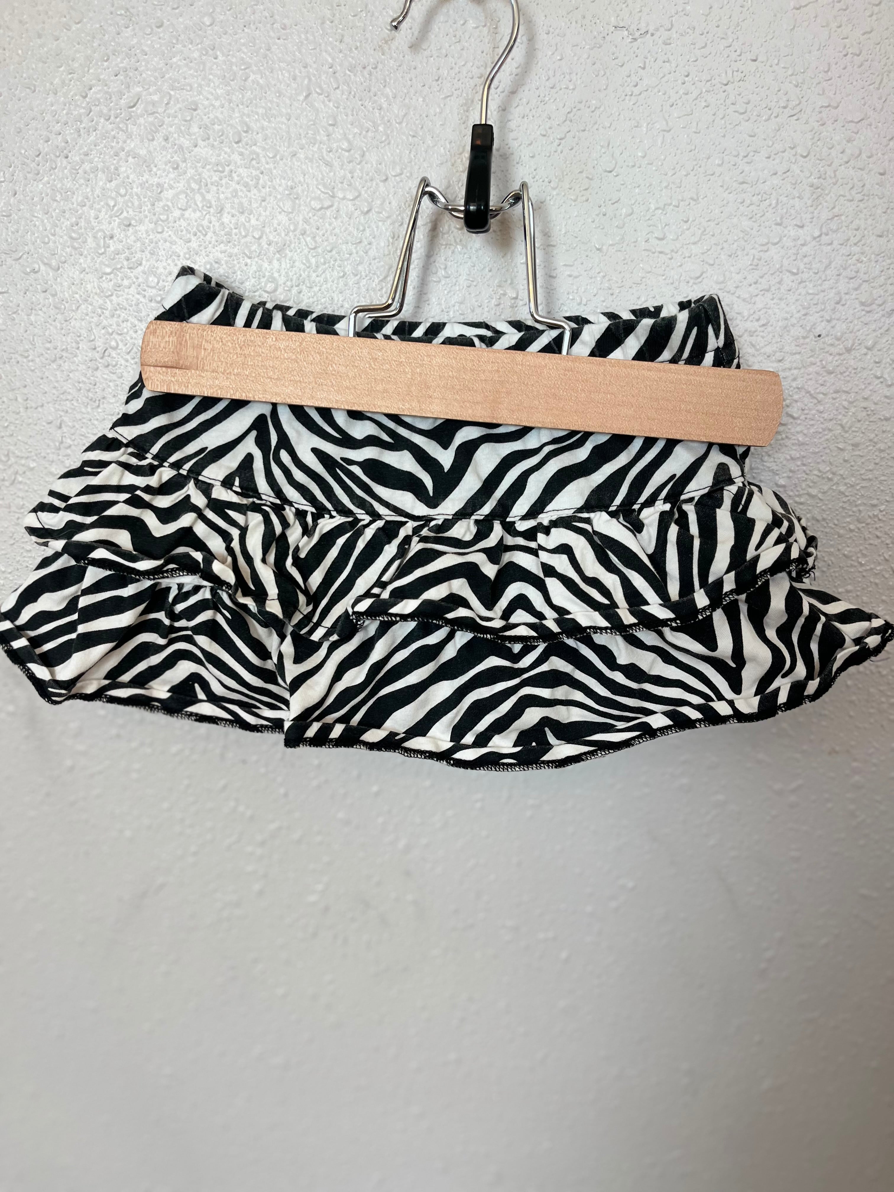 Vintage Zebra Print Skirt