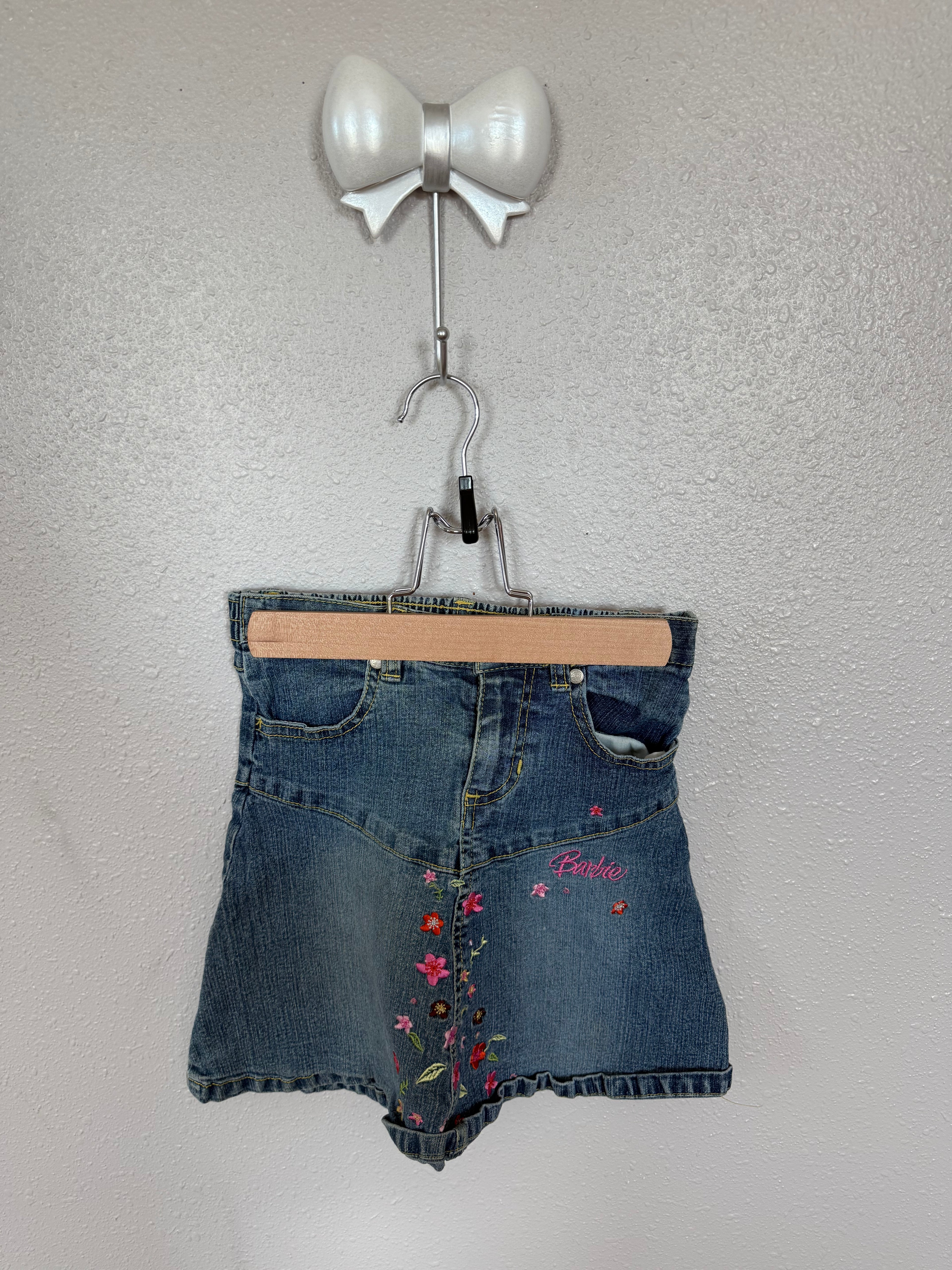 RARE Vintage Barbie Denim Skirt