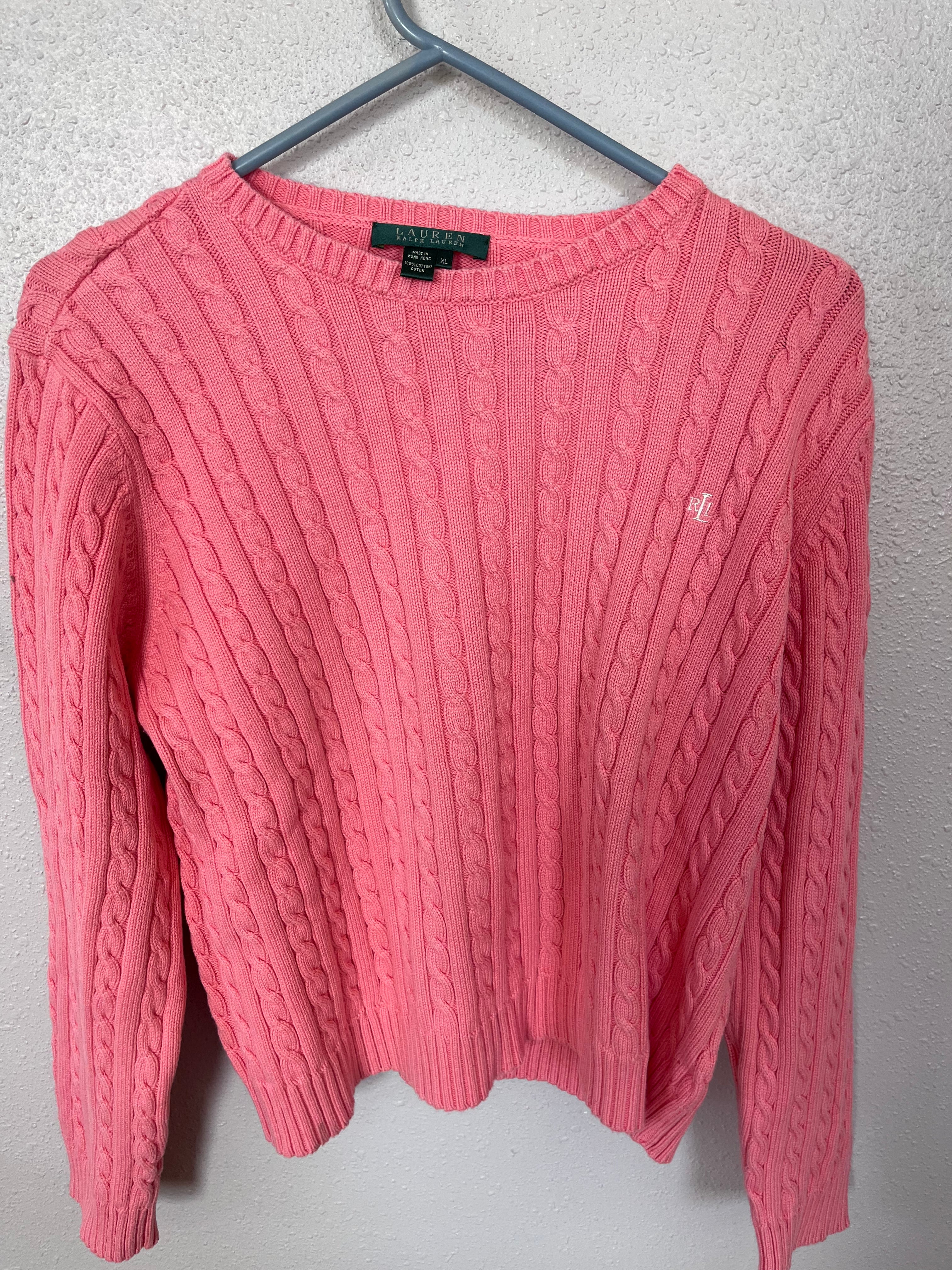 Vintage Lauren Ralph Lauren Pink Sweater
