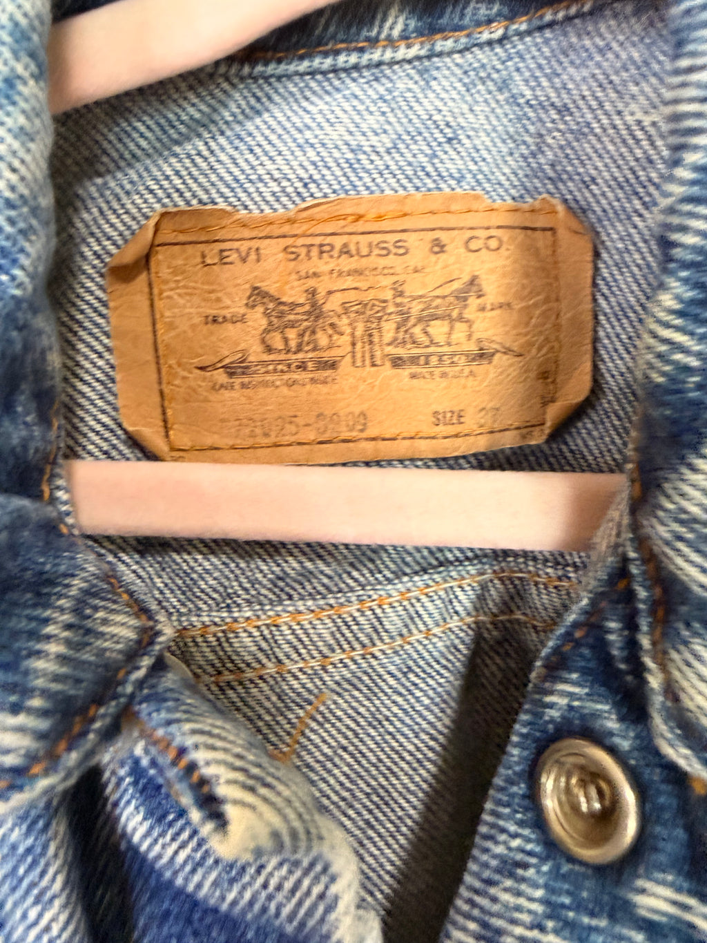 Vintage Levi's Orange Tab Denim Jacket
