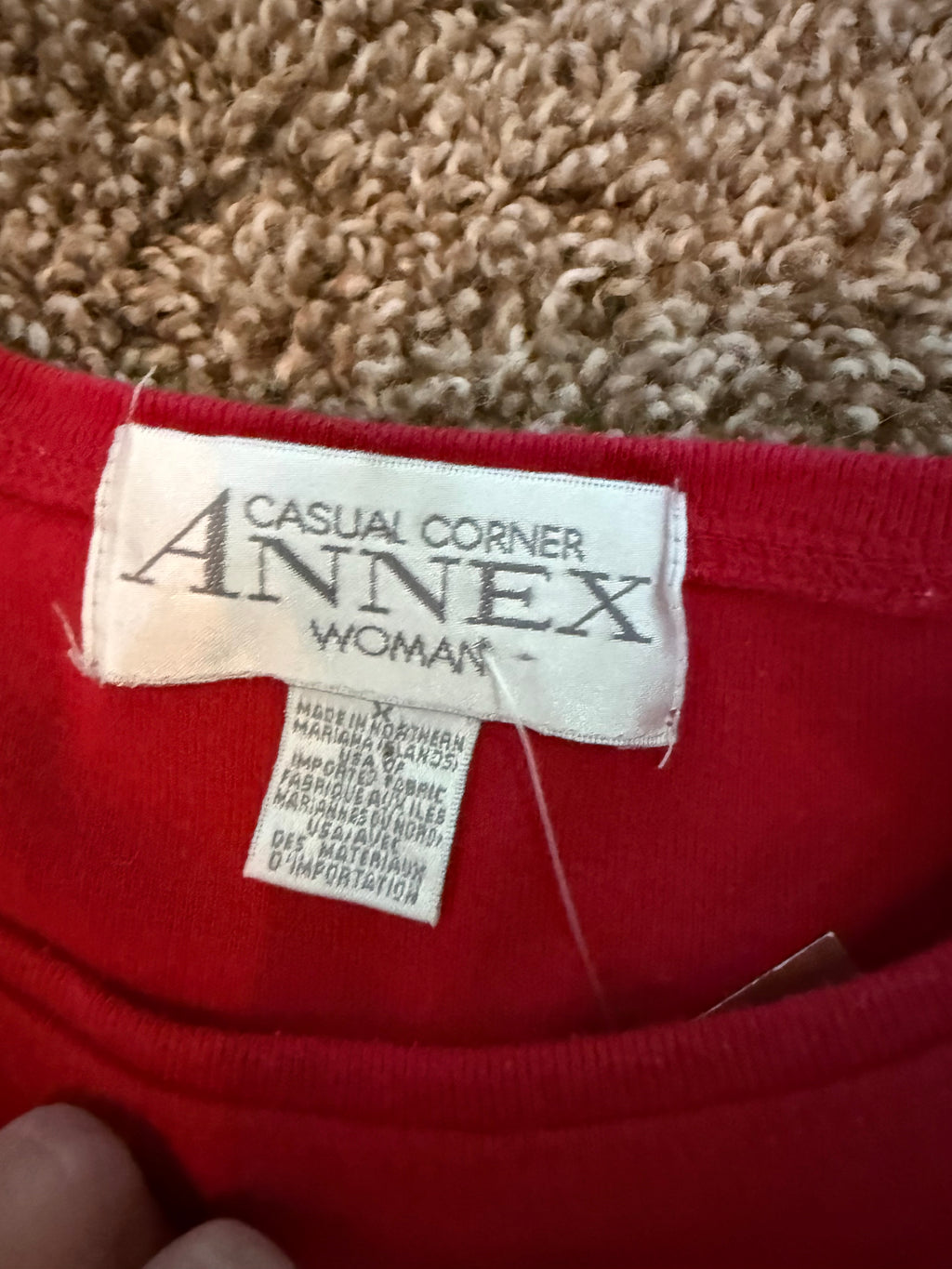 Vintage American Flag Red Tee