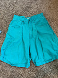 Vintage Turquoise Shorts