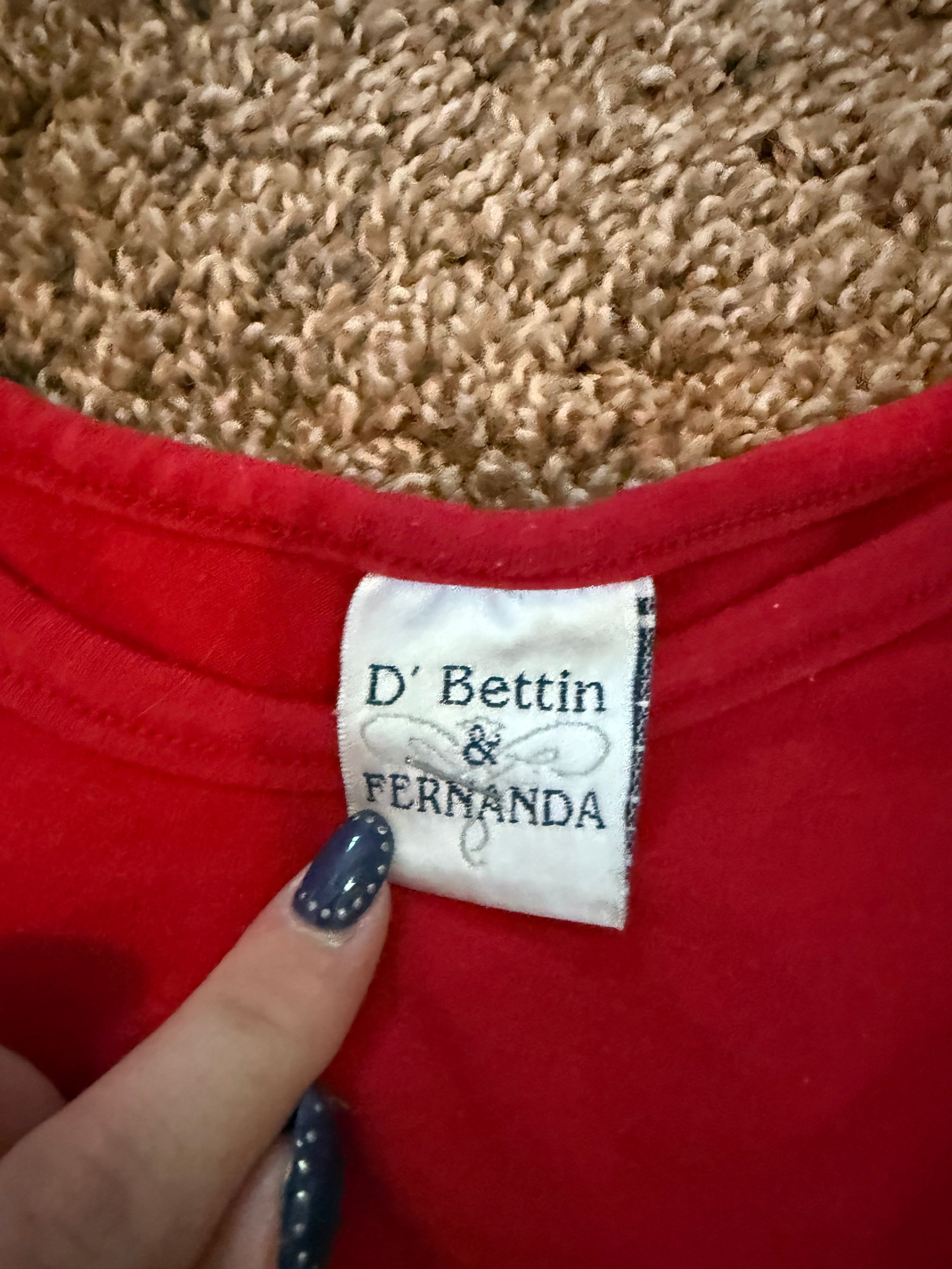 Vintage Tommy Hilfigher Red 1/4 Sleeve
