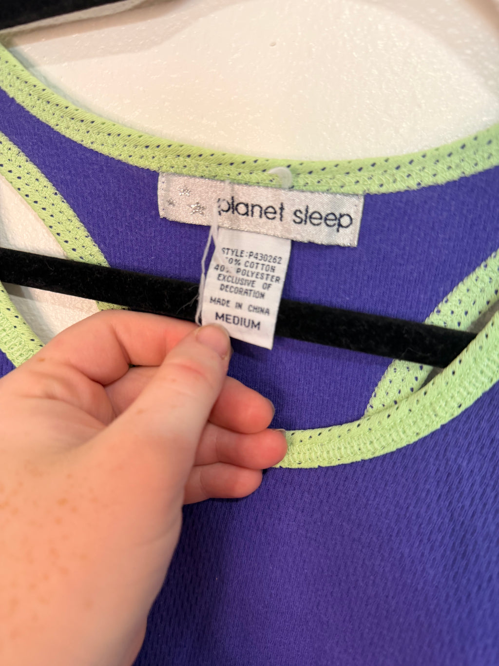 Y2K Purple & Green Athletic Set