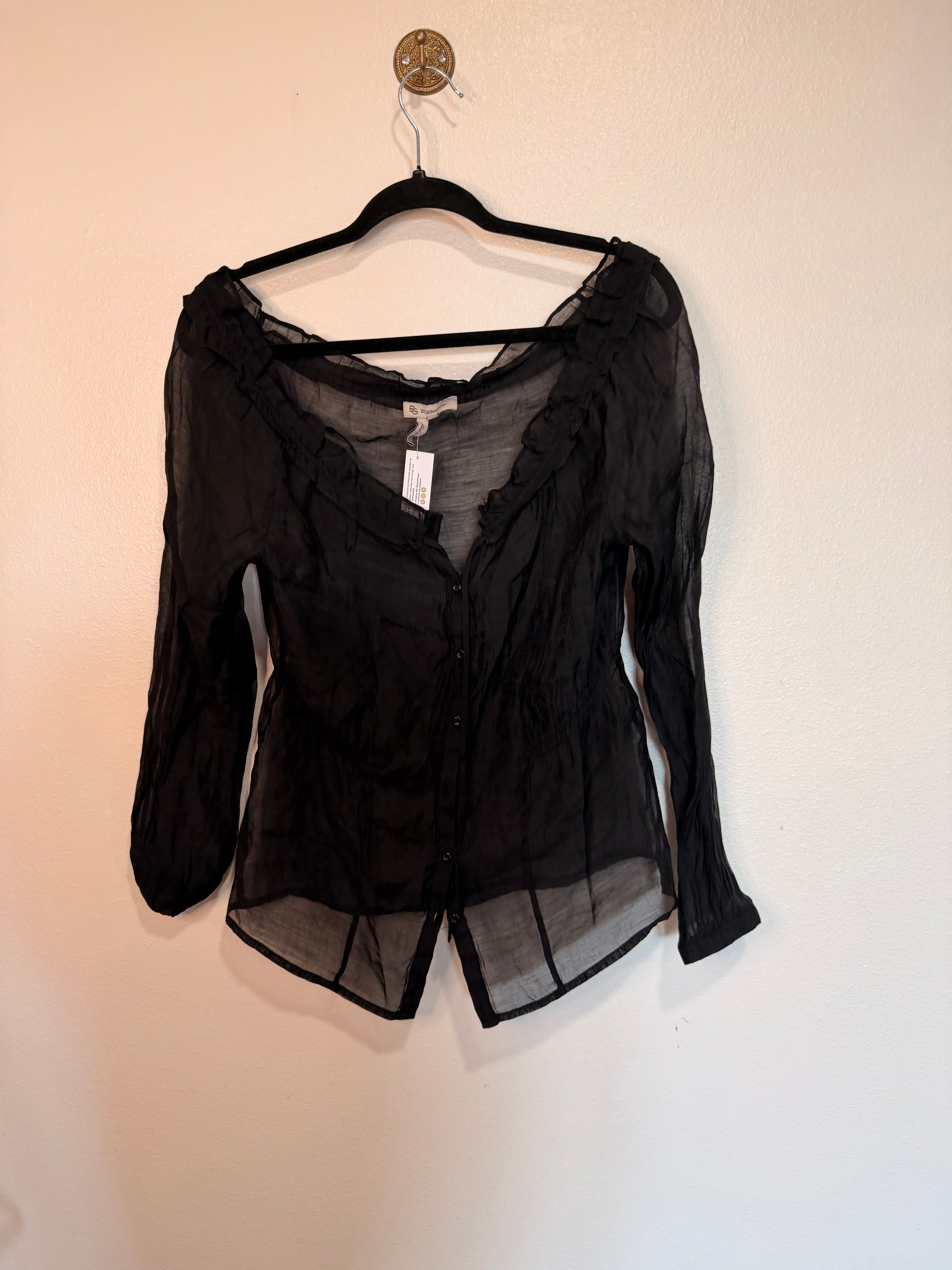 Y2K BCBG Black Blouse