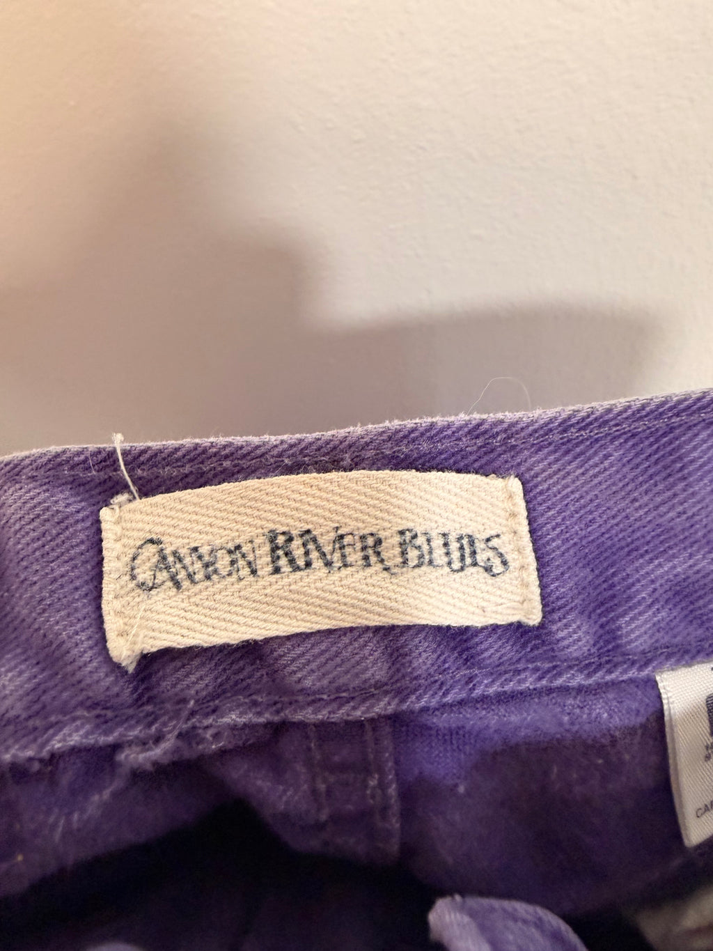 Vintage Canyon River Blues Purple Denim Jeans