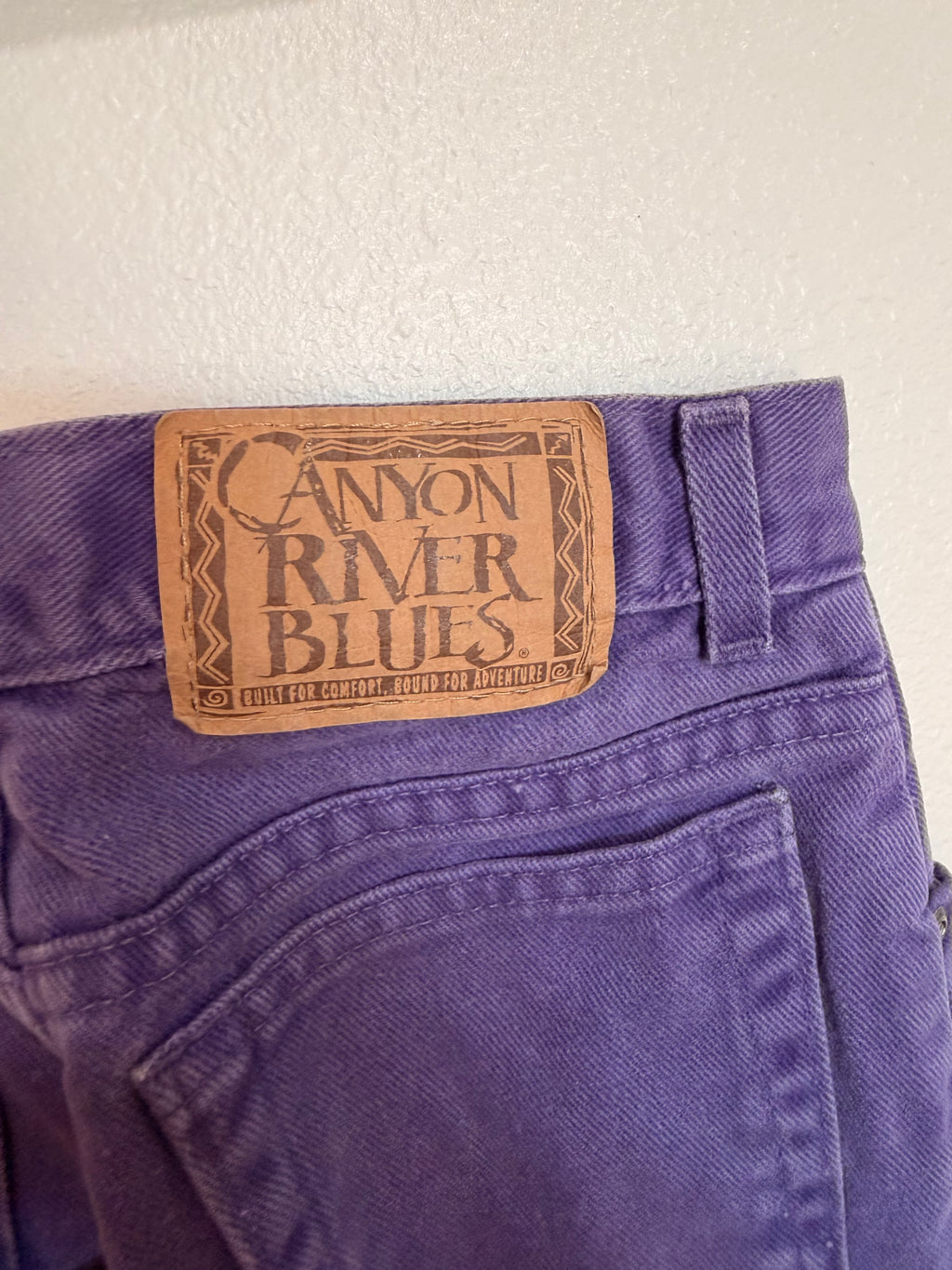Vintage Canyon River Blues Purple Denim Jeans