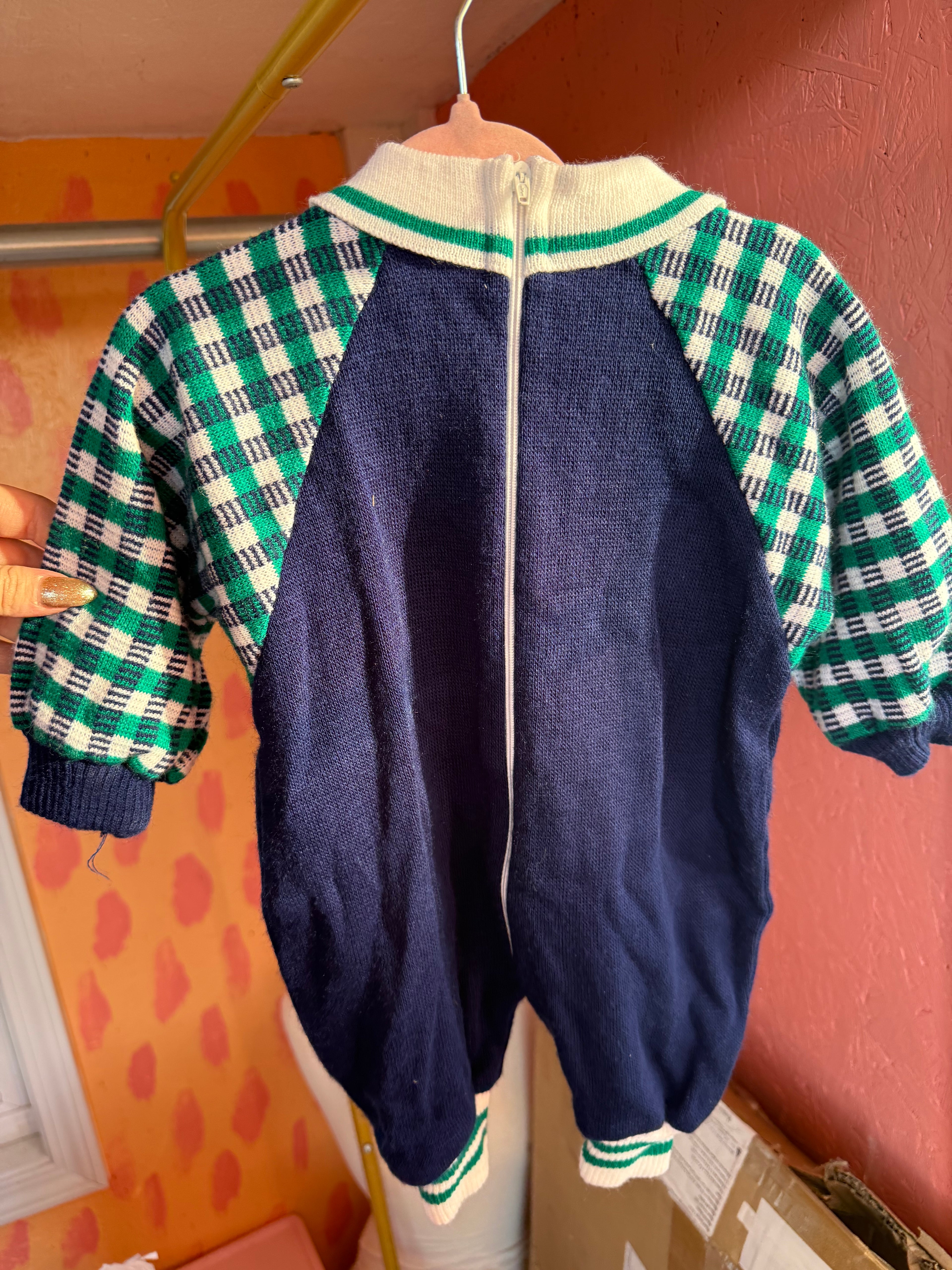 Vintage Dapper Teddy Bear Jumper