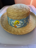 Vintage Looney Tunes Tweety Bird Straw Hat