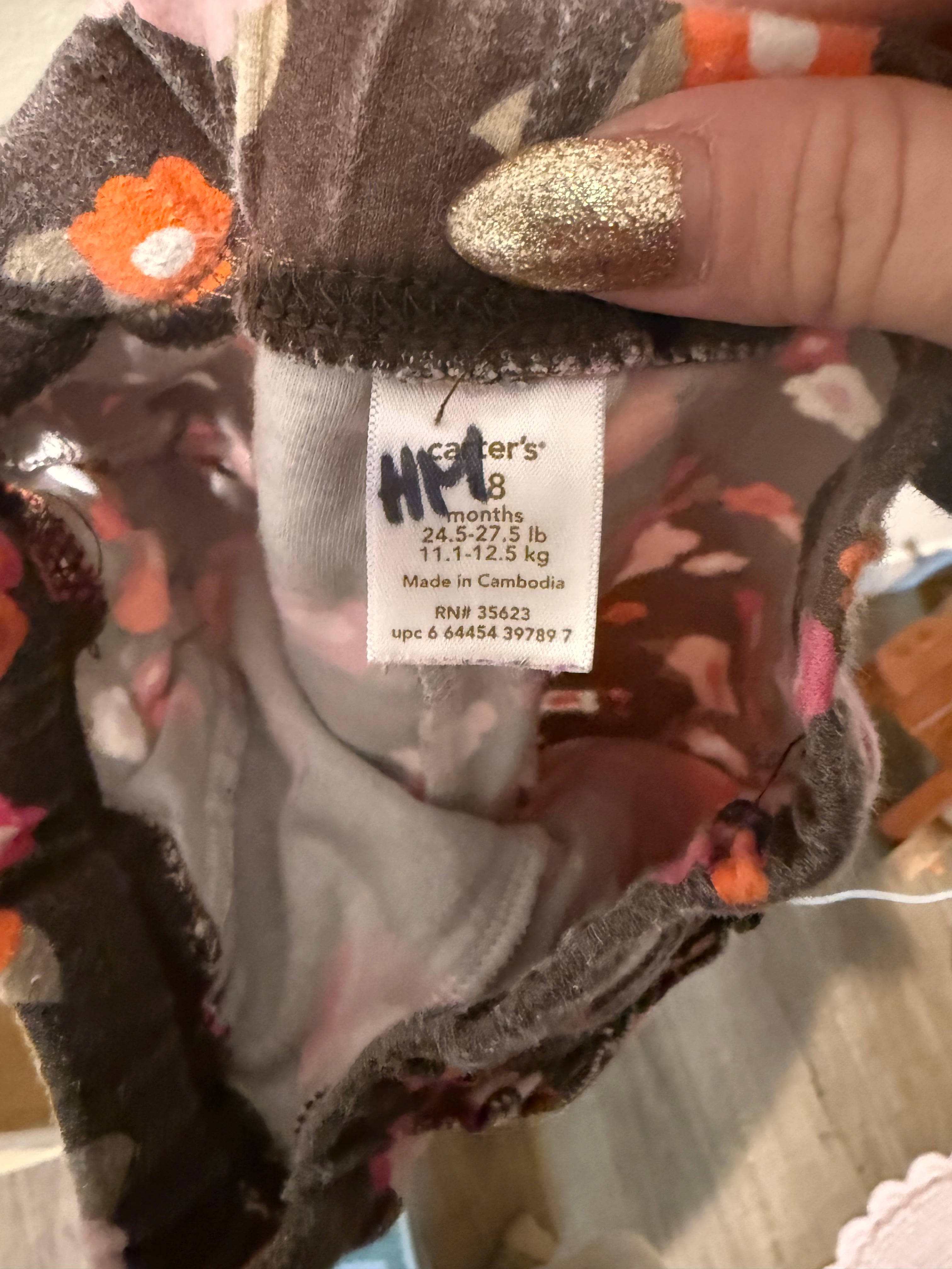 Y2K Brown Floral Pants