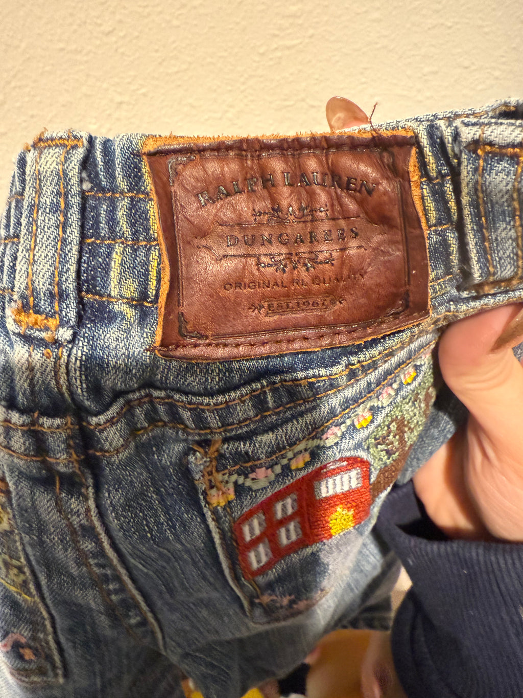 Vintage RARE Ralph Lauren Embroidered Jeans