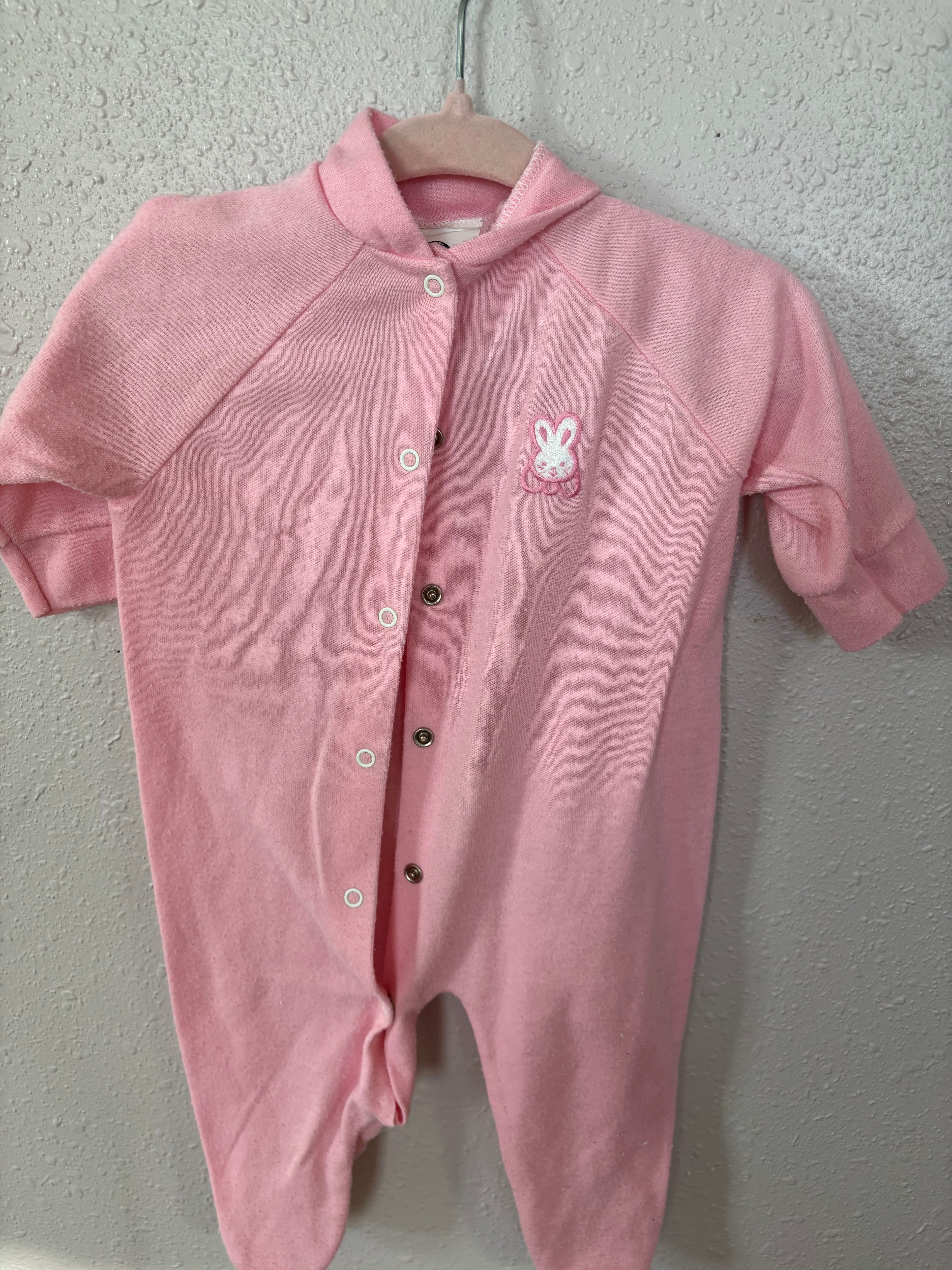 Vintage Pink Bunny Sleeper