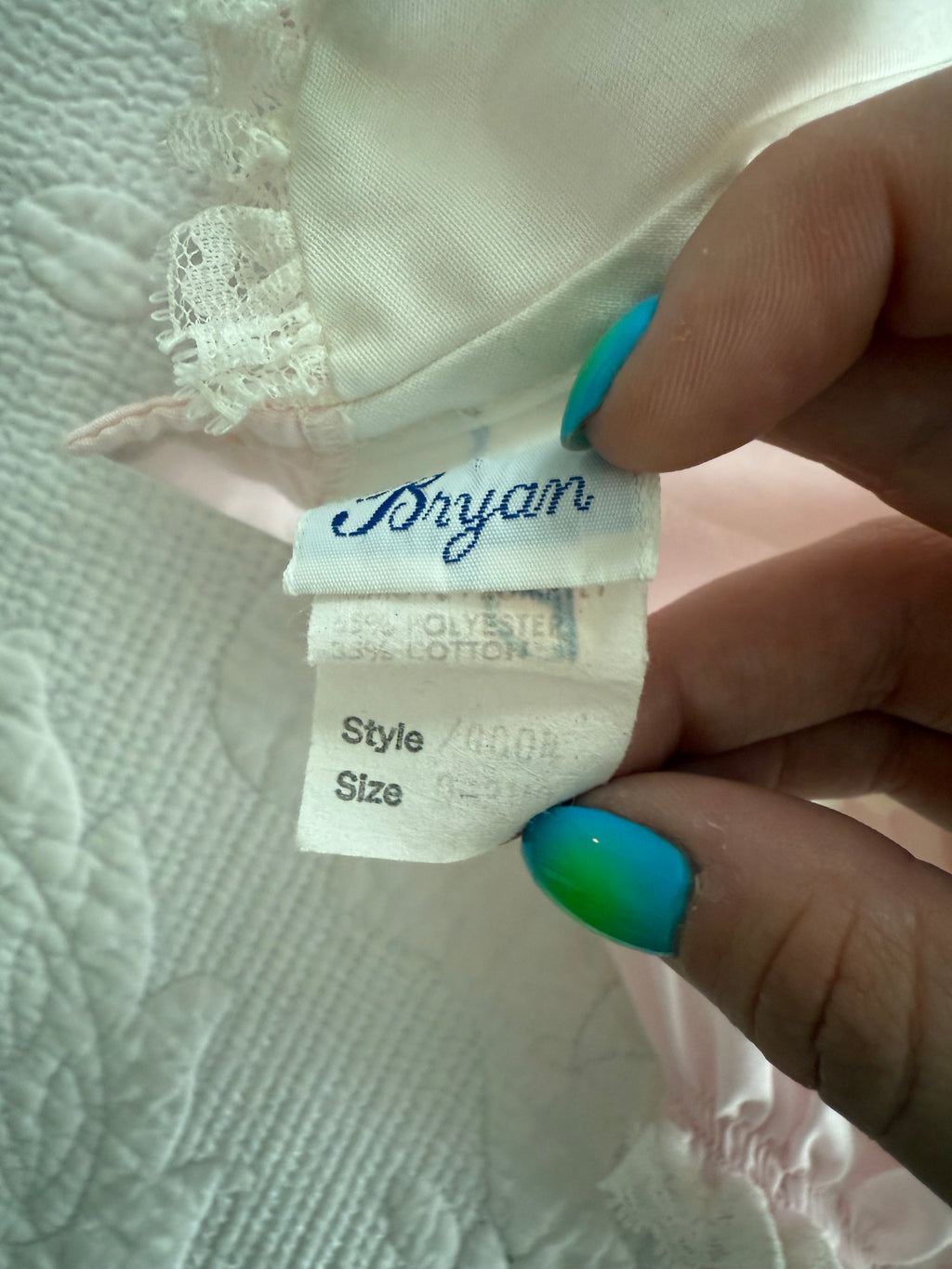 Vintage Bryan Pink Ruffle Bubble