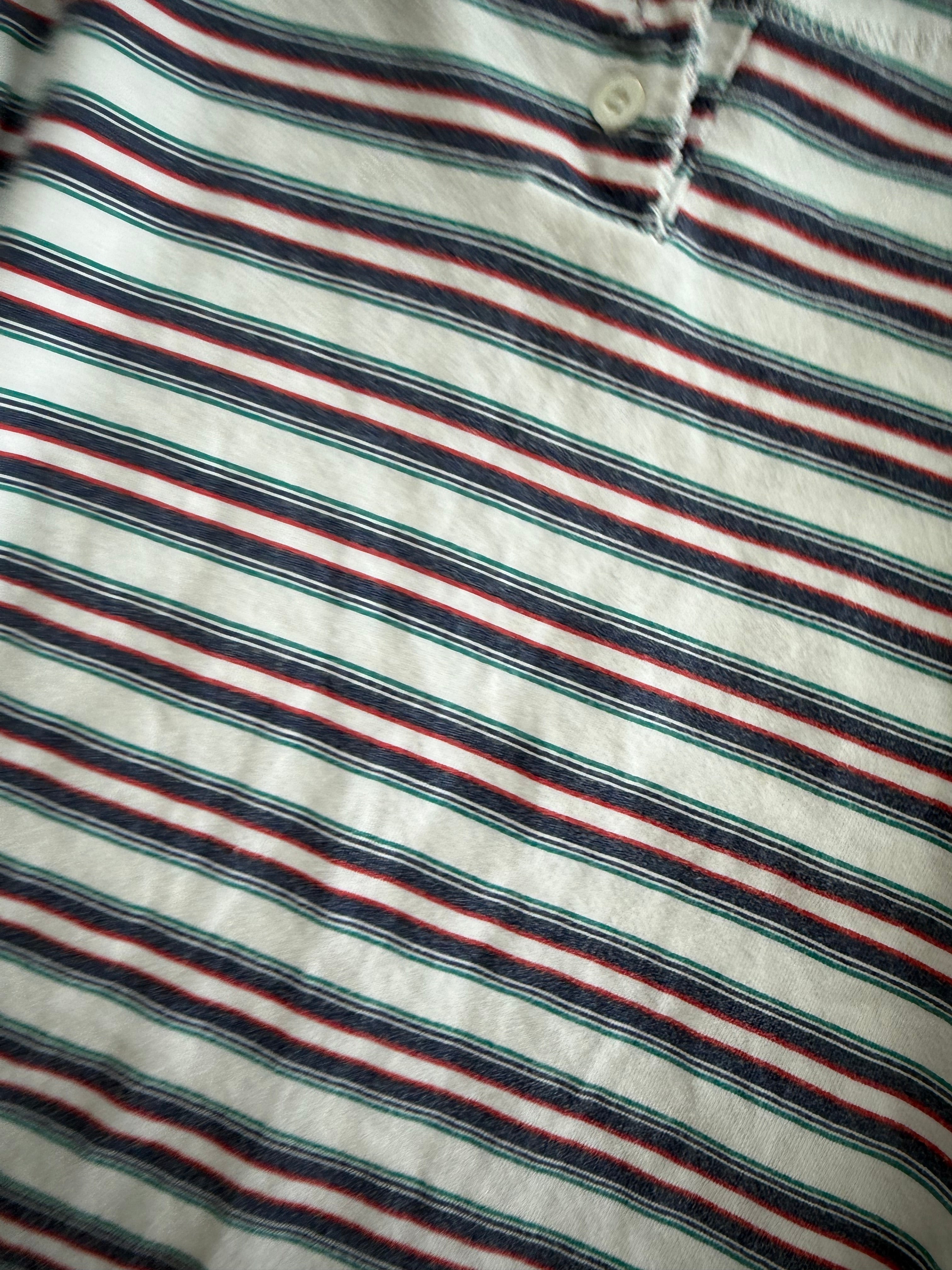 Vintage McKids 3/4 Length Striped Shirt