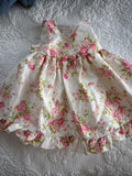 Vintage Pink Floral Dress