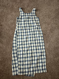 Vintage Navy Plaid Dress