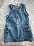 Vintage Denim Cargo Dress