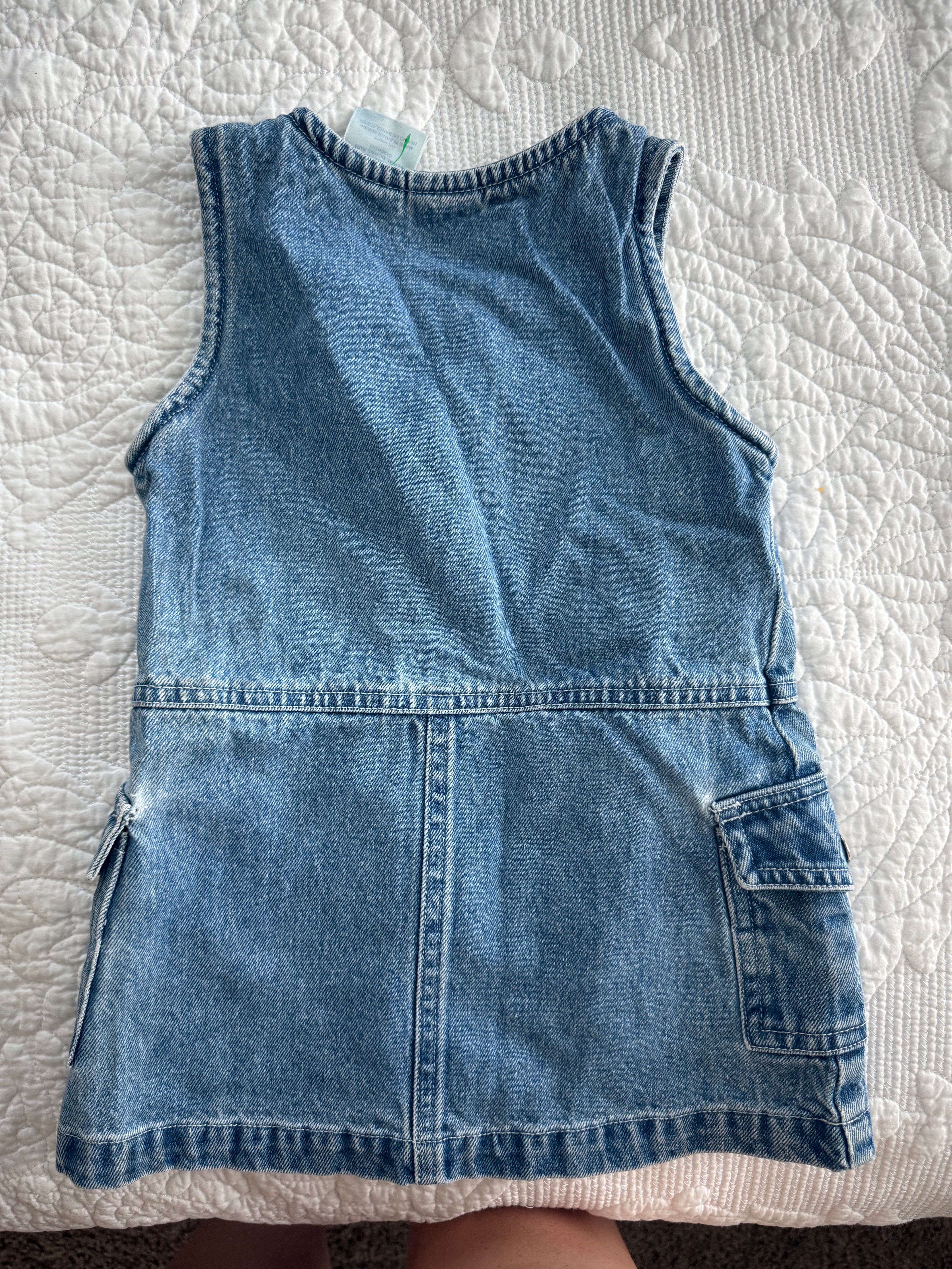 Vintage Denim Cargo Dress