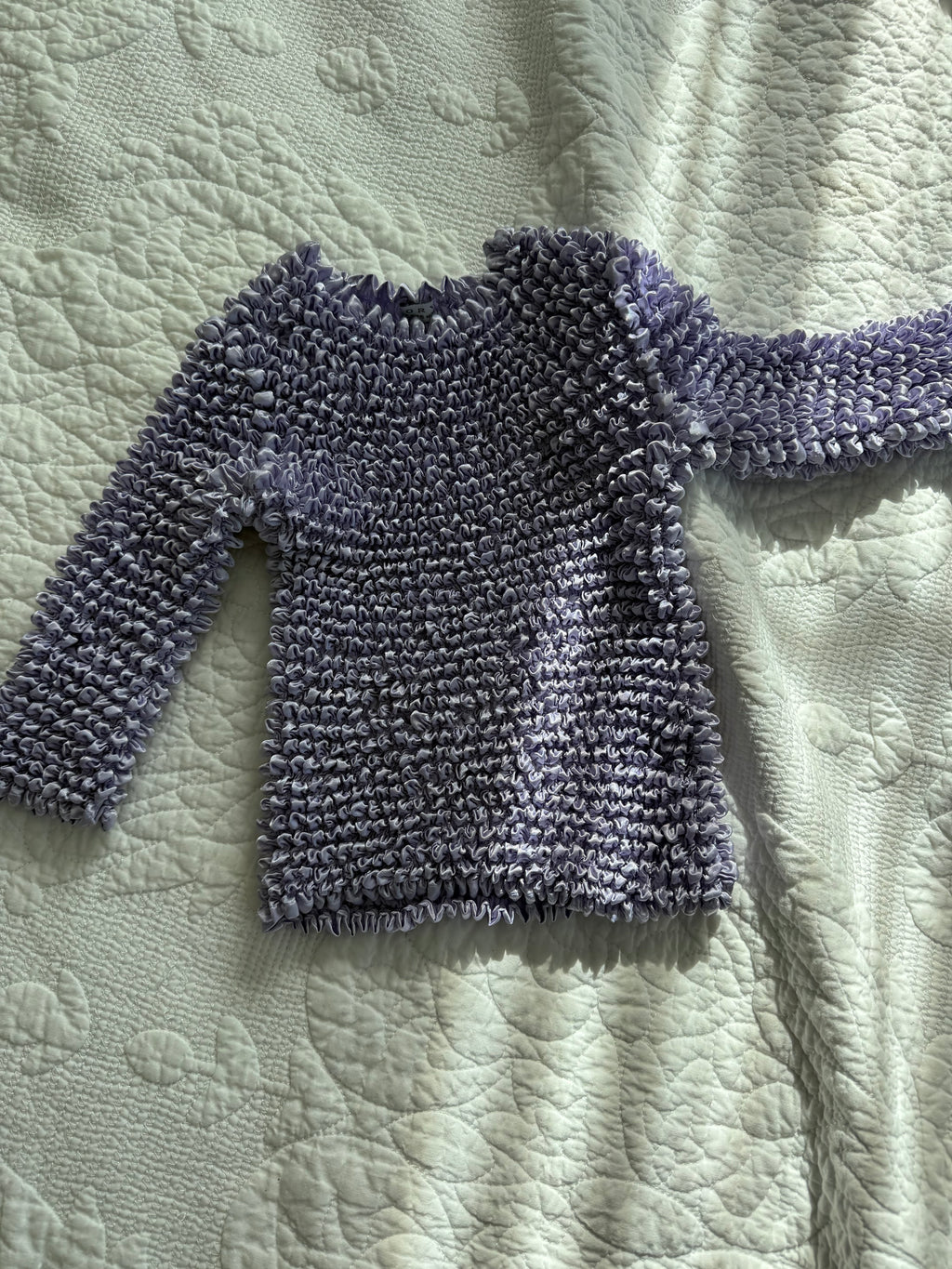 Vintage Purple Scrunch Shirt