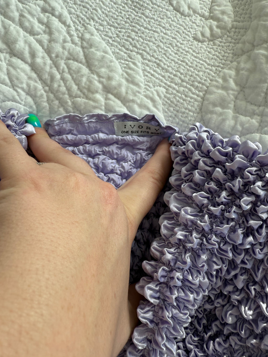 Vintage Purple Scrunch Shirt