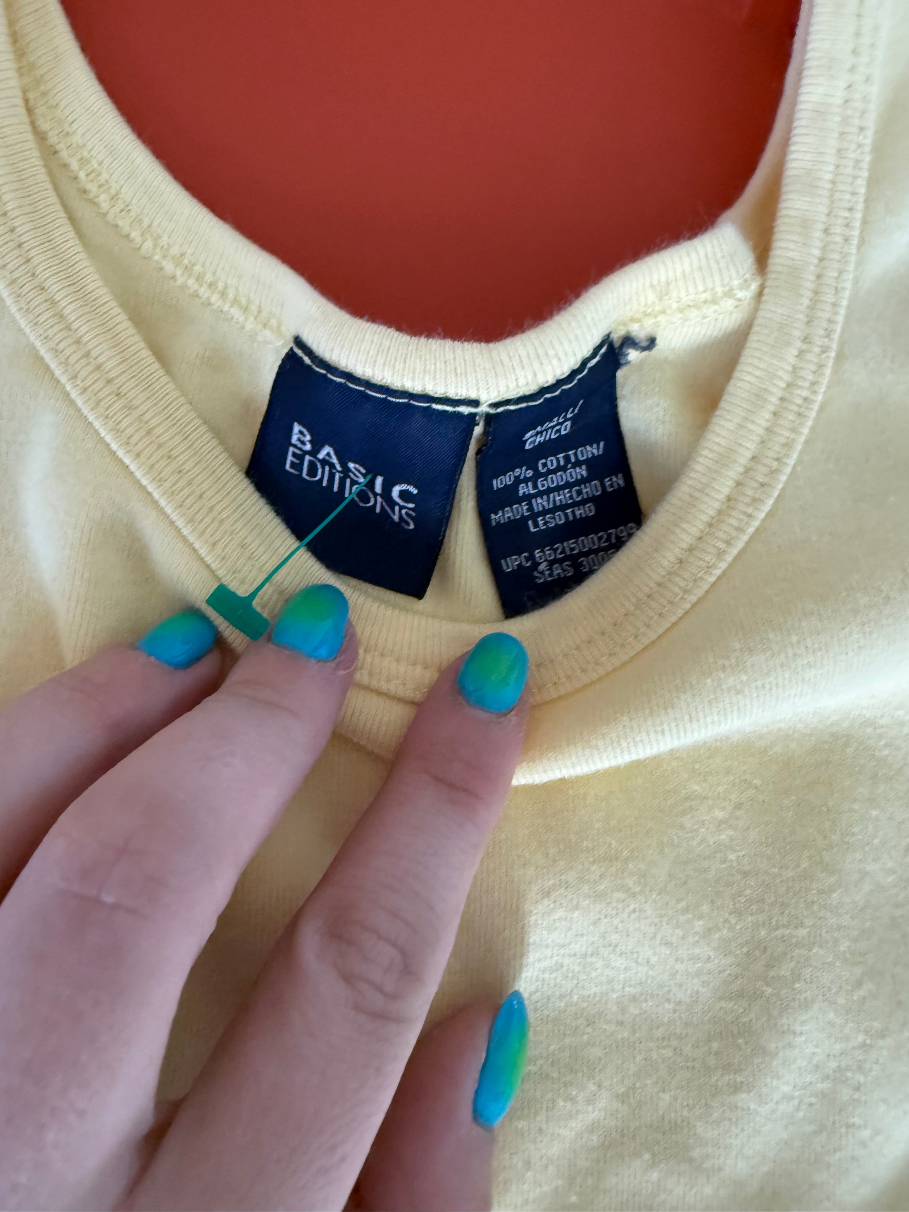 Vintage Butter Yellow Tank
