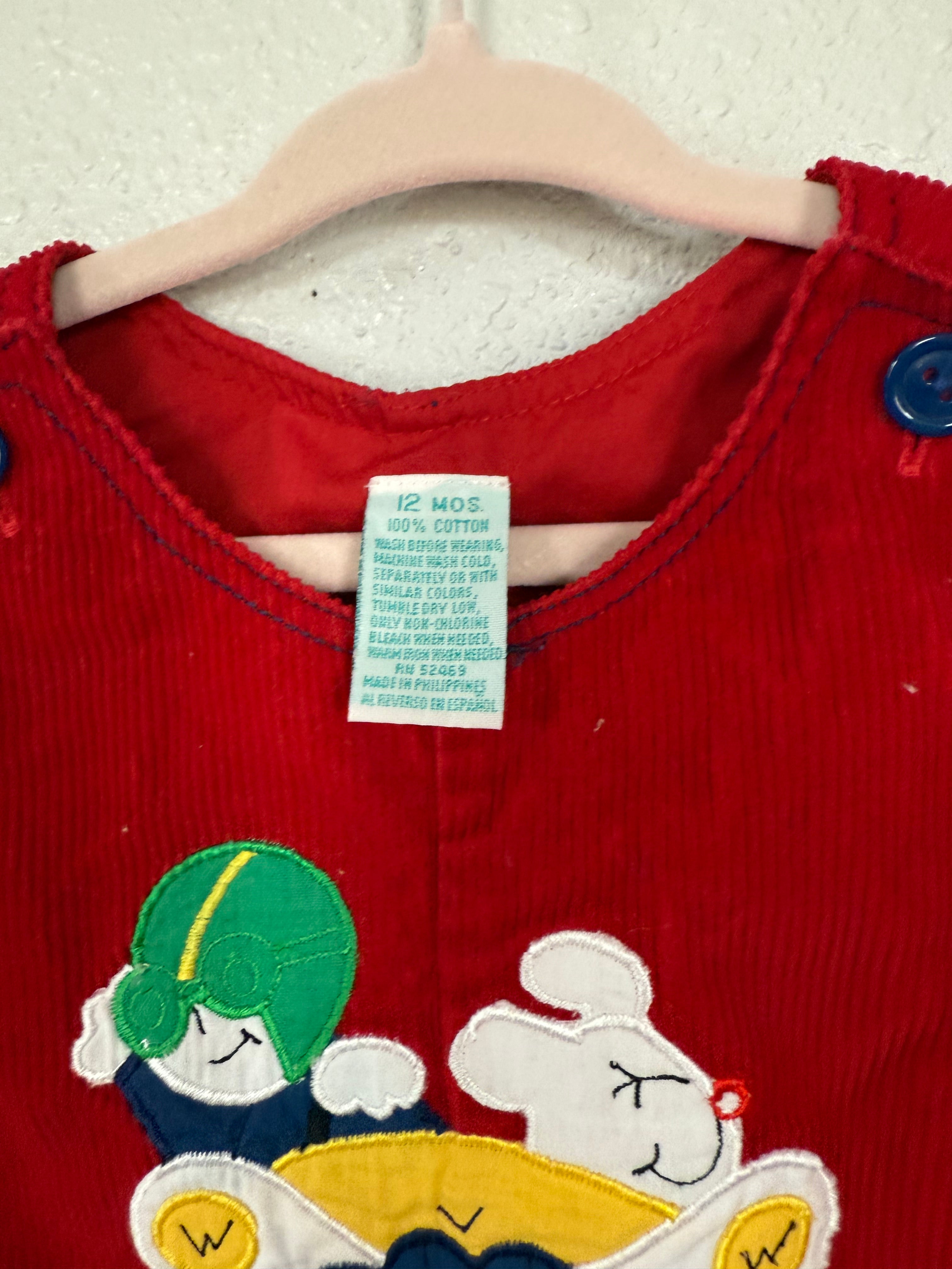 Vintage Corduroy Character Jumper
