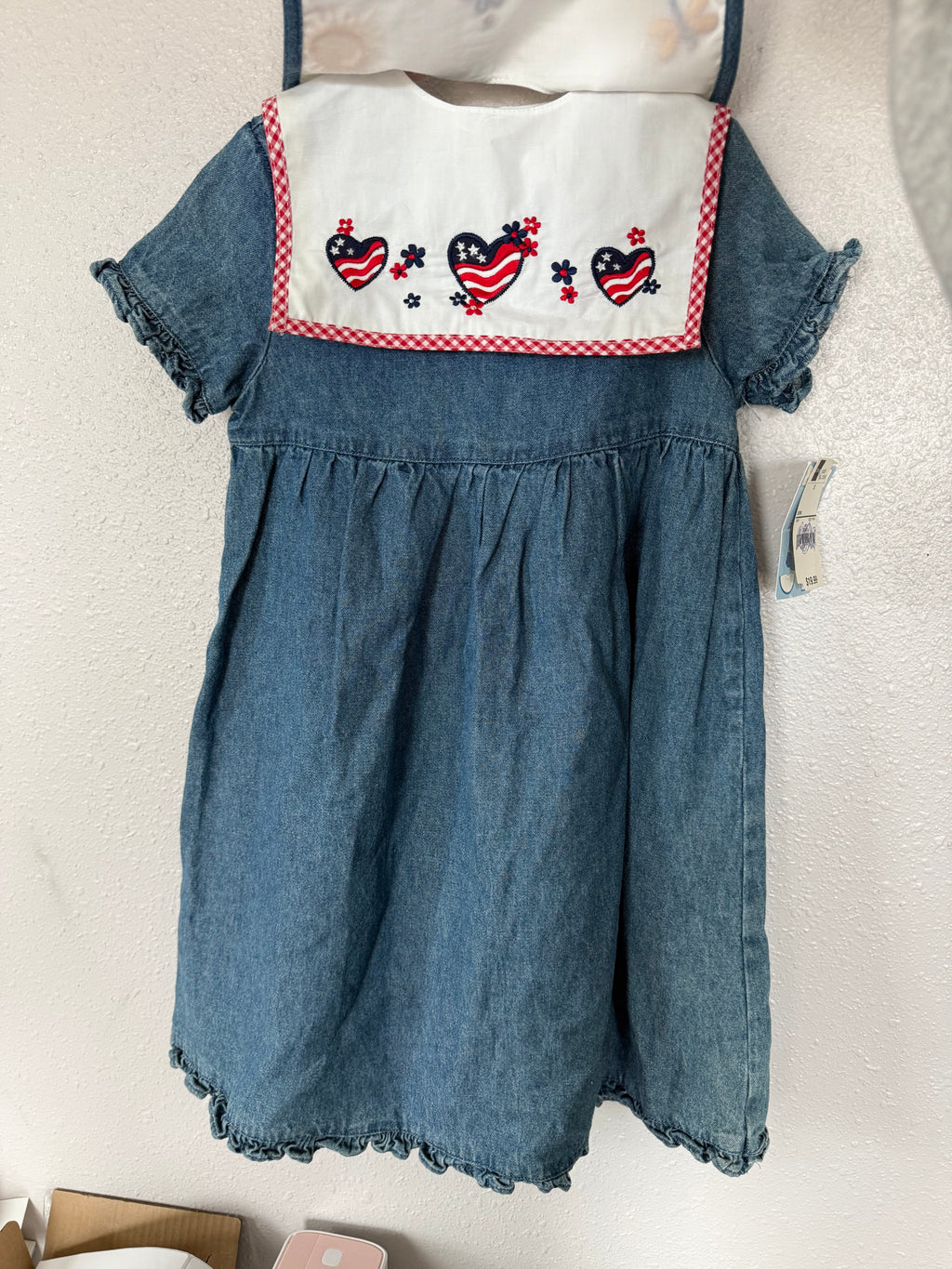 Vintage NWT 3in1 Collared Blue Denim Dress