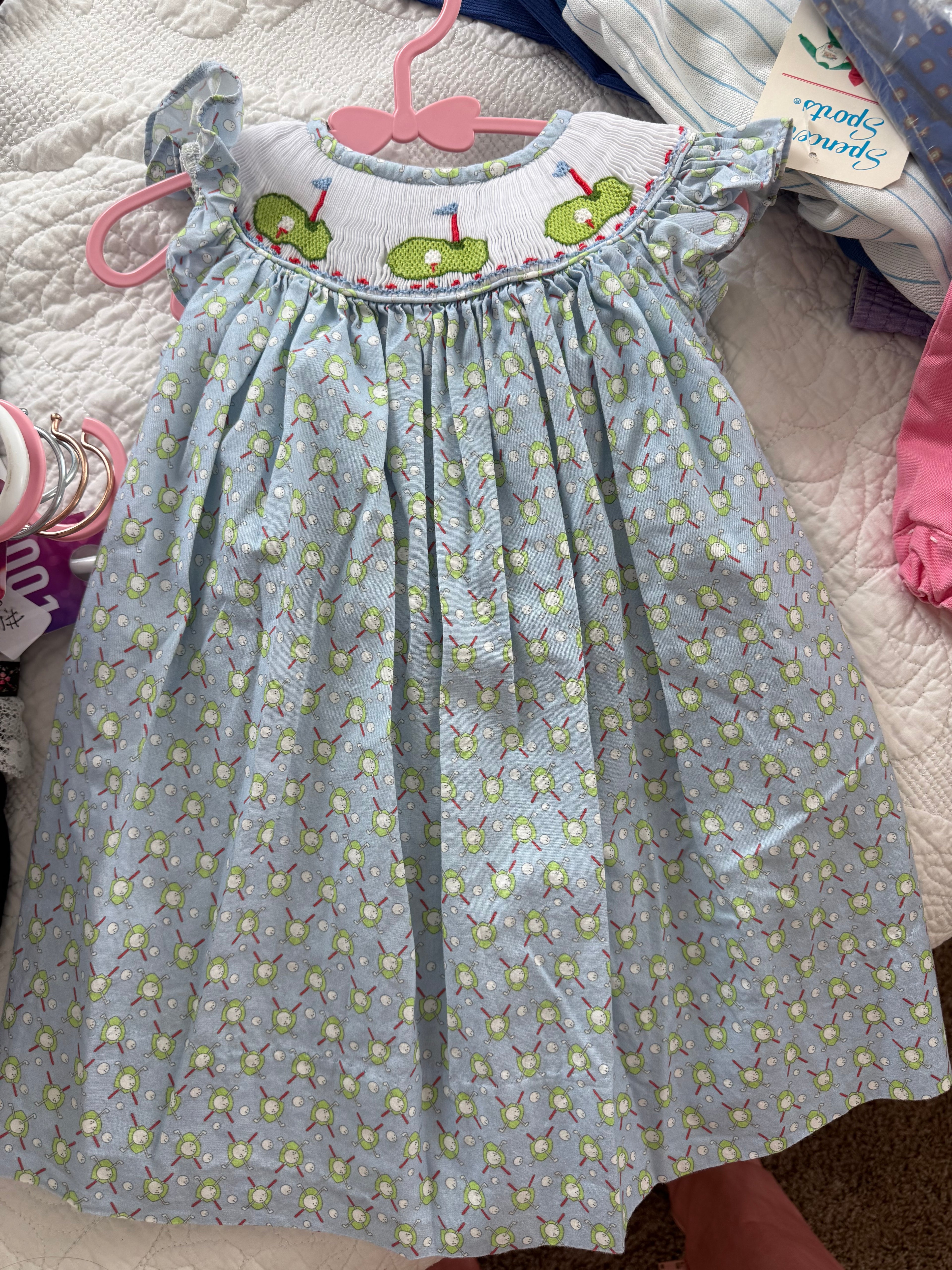Bailey Boys Golf Smock with Bloomers