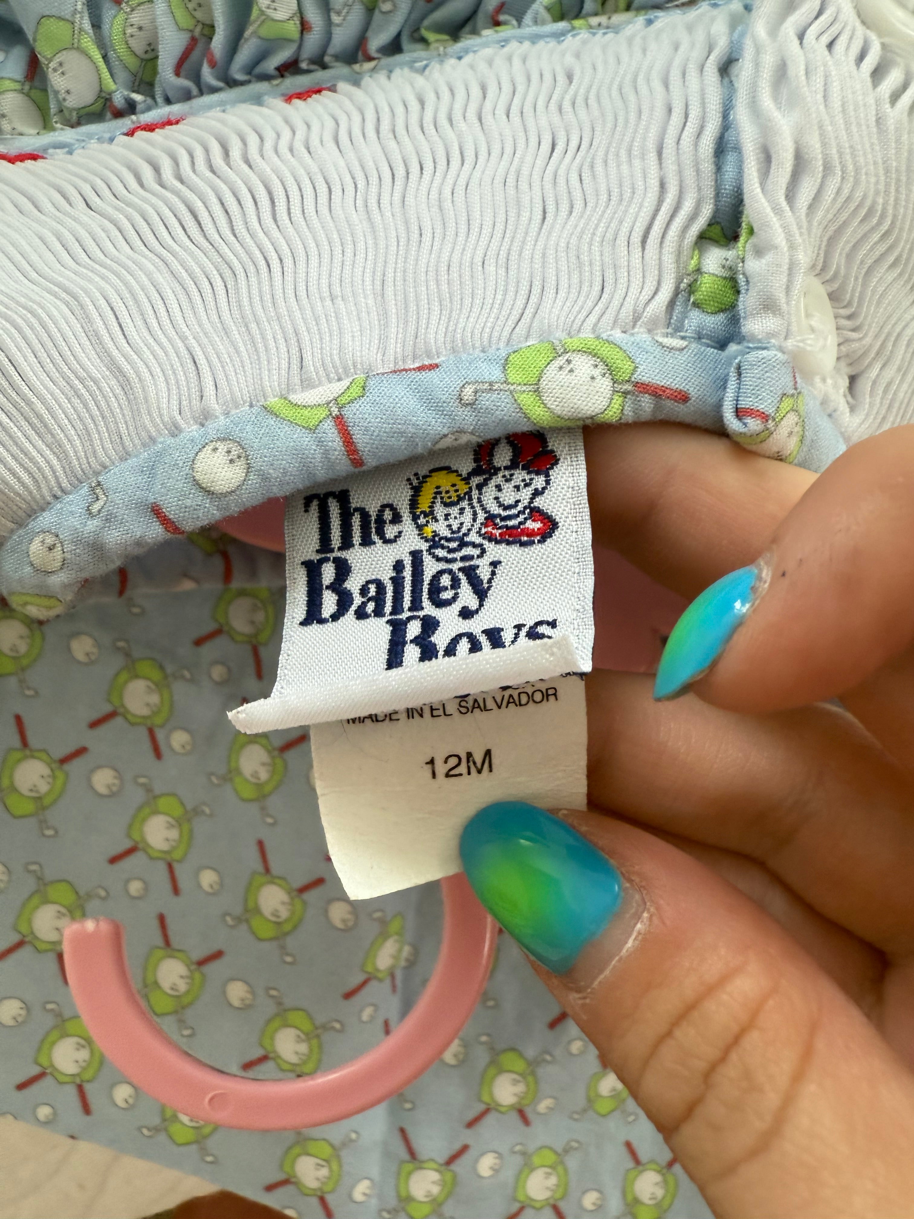 Bailey Boys Golf Smock with Bloomers
