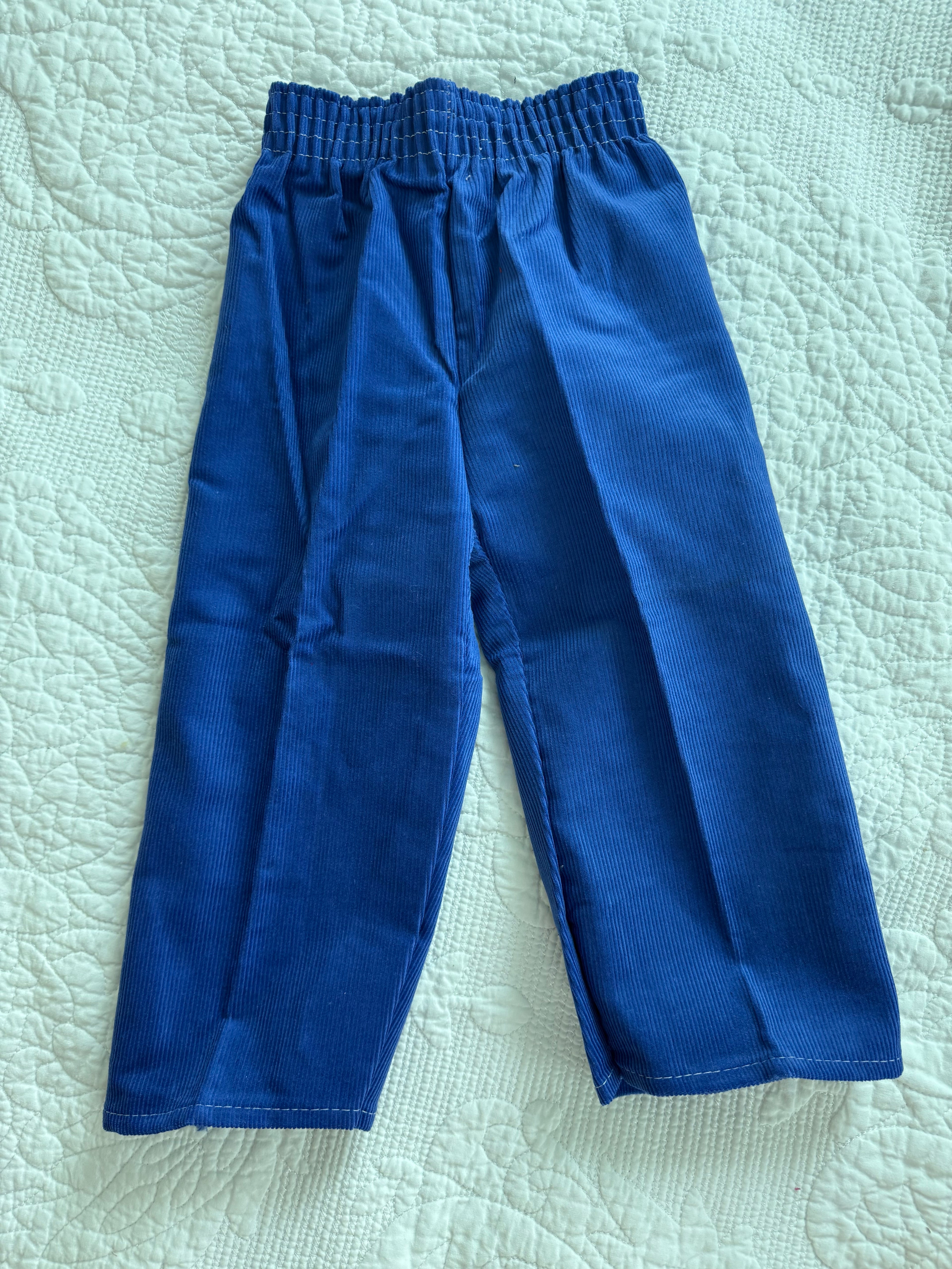 Vintage Blue Corduroy Pants